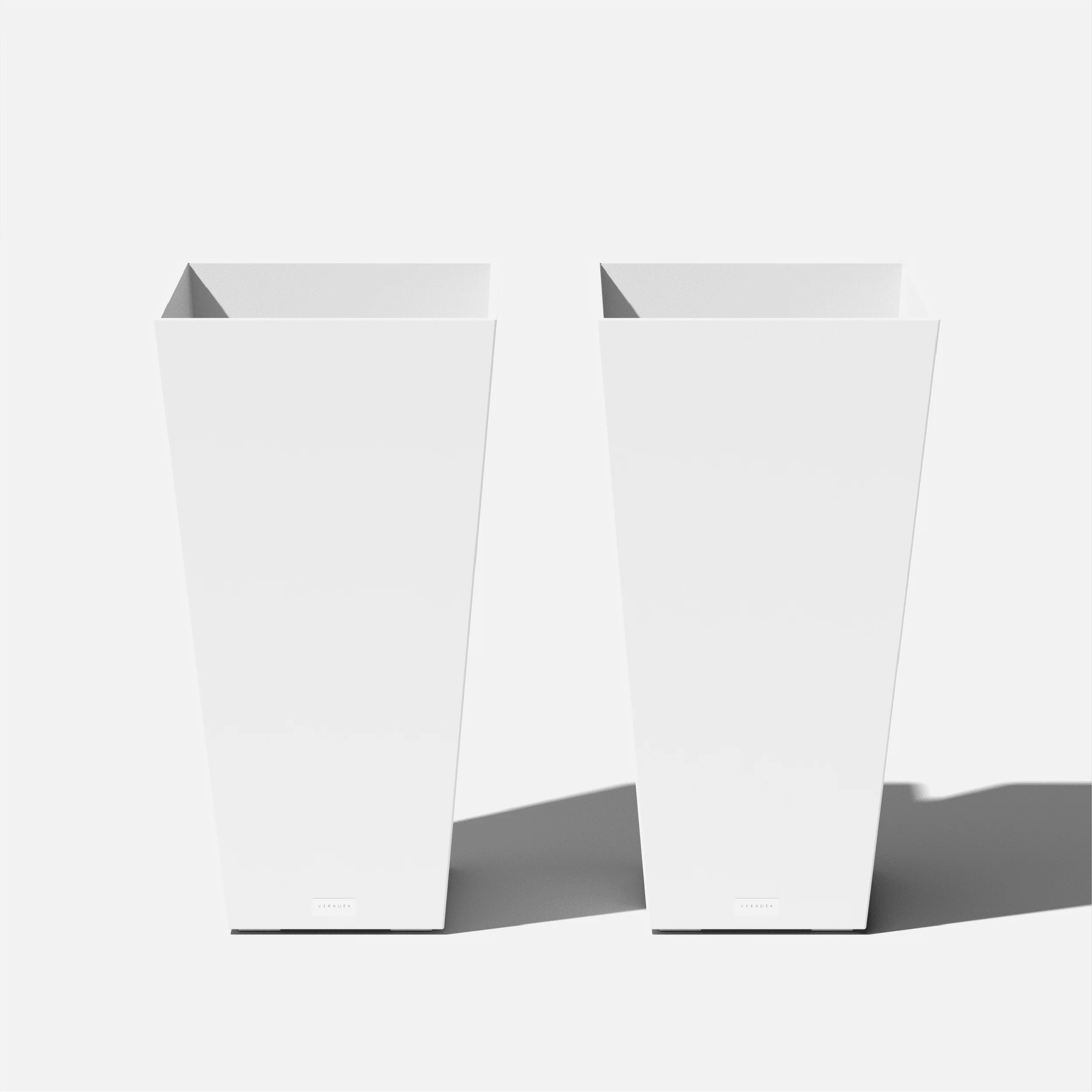 Pure Series Midland 30" Planter 2 Pack White
