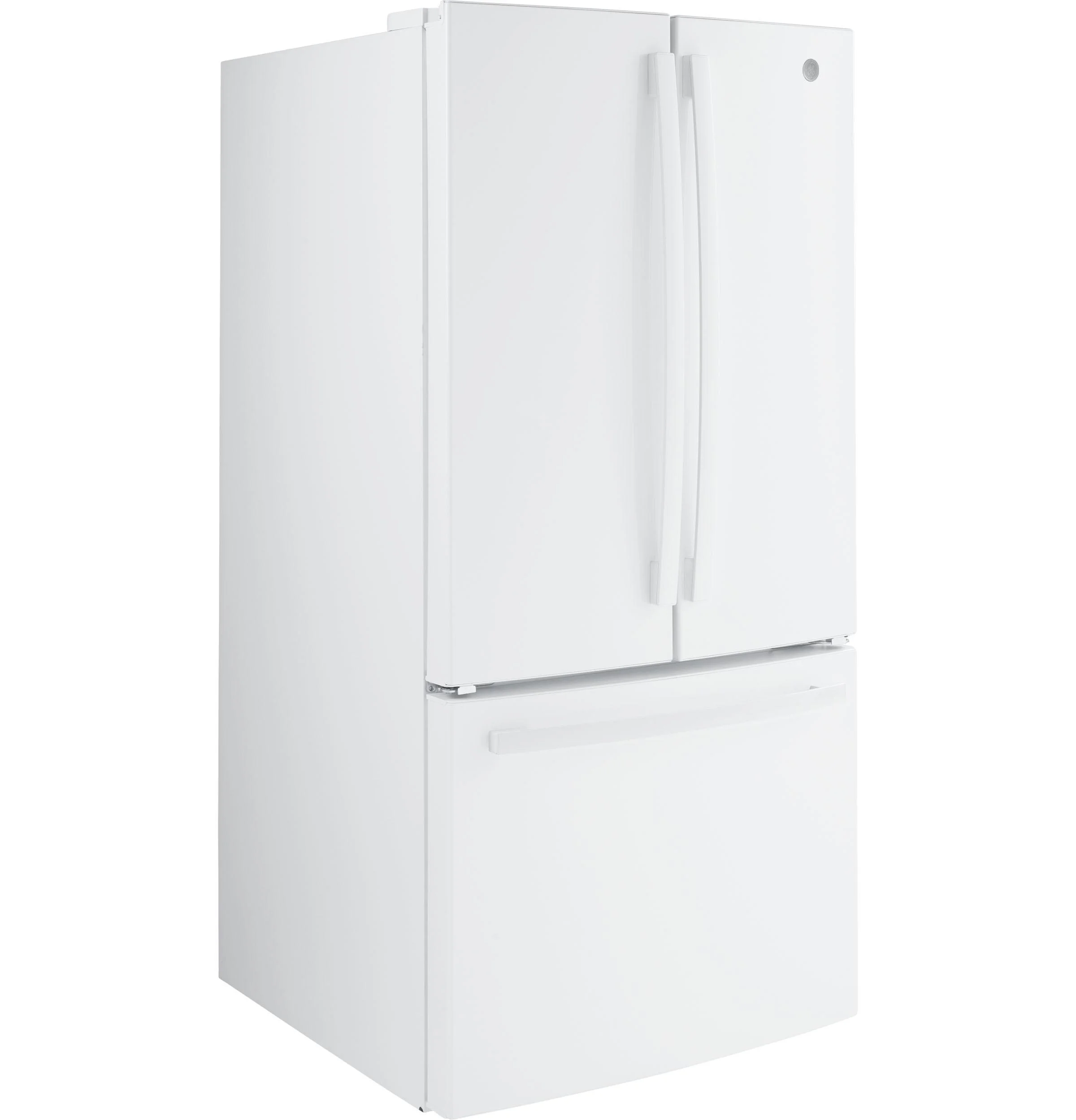 GNE25JGKWW french door freestanding refrigerator - Image 3