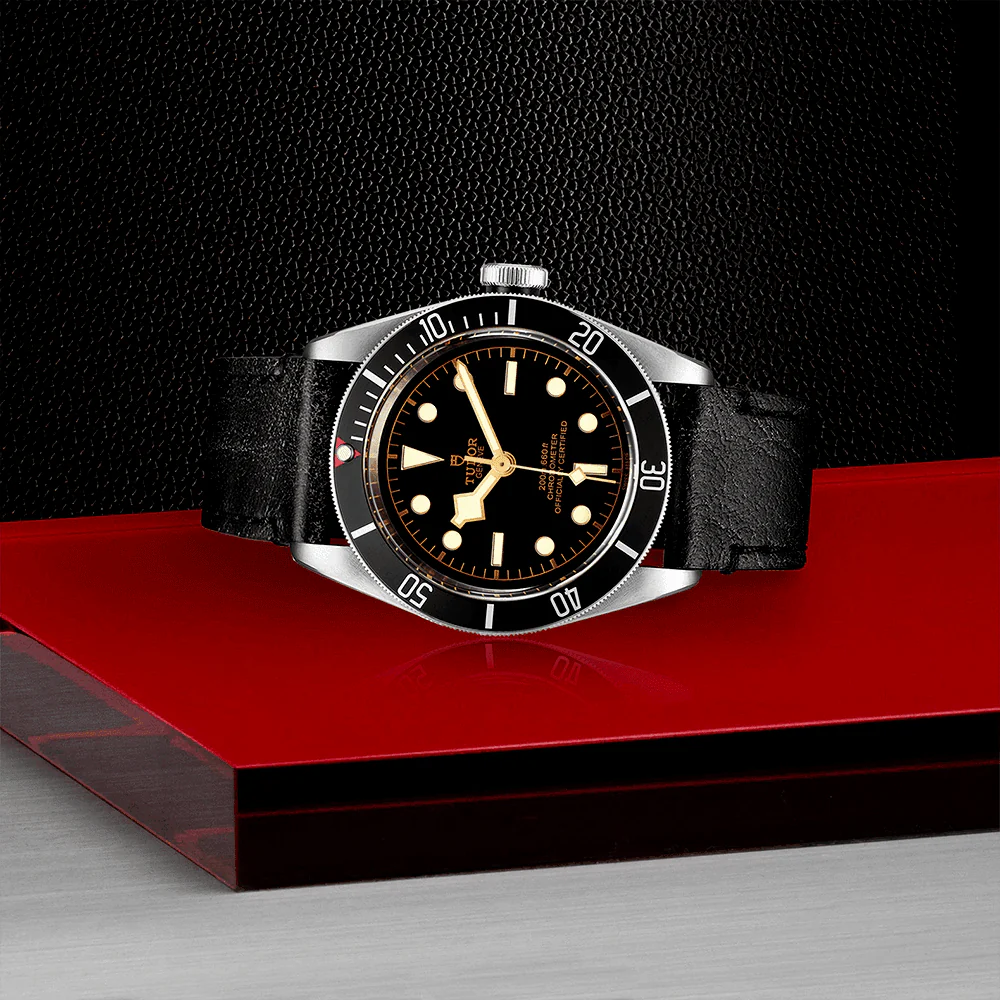 【Super Clone】TUDOR Black Bay 41mm Black Dial & Bezel Men's Automatic Strap Watch M79230N-0008