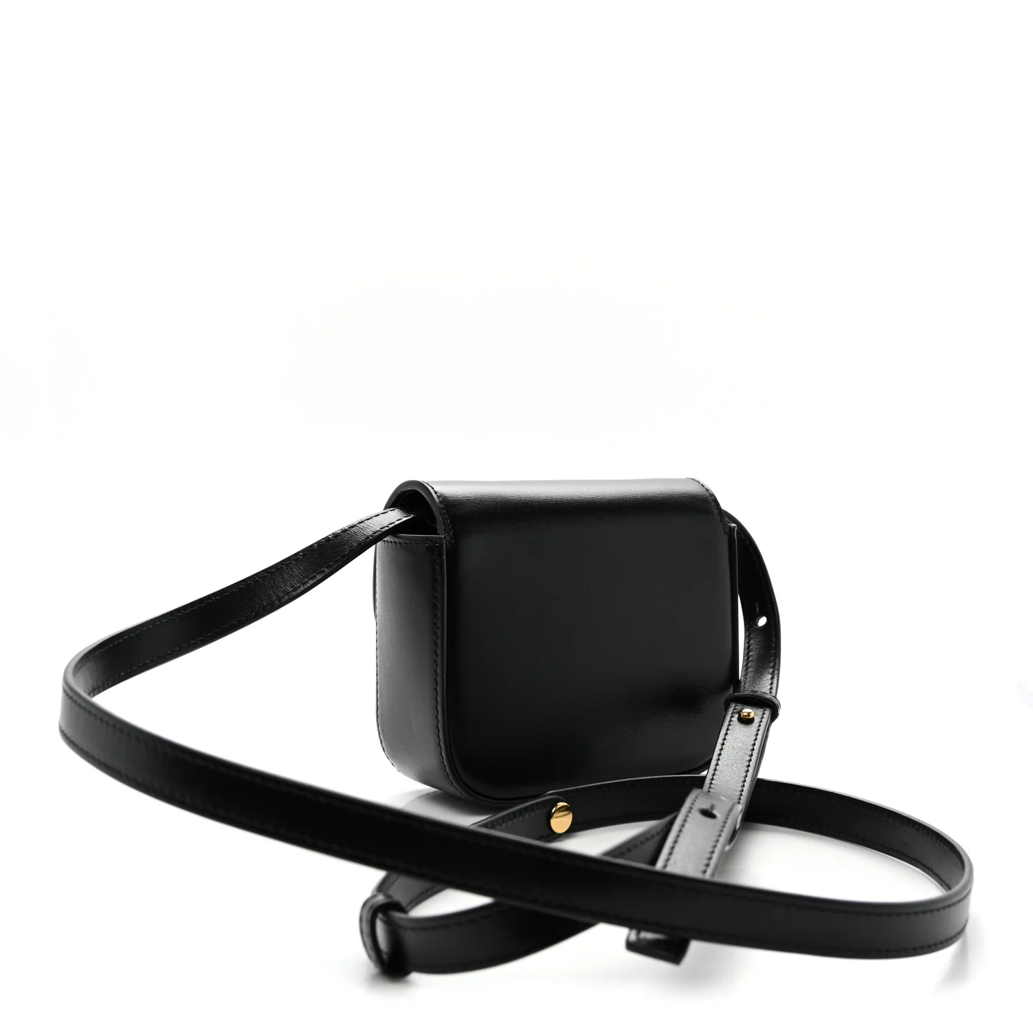 Shiny Calfskin Mini Triomphe Black