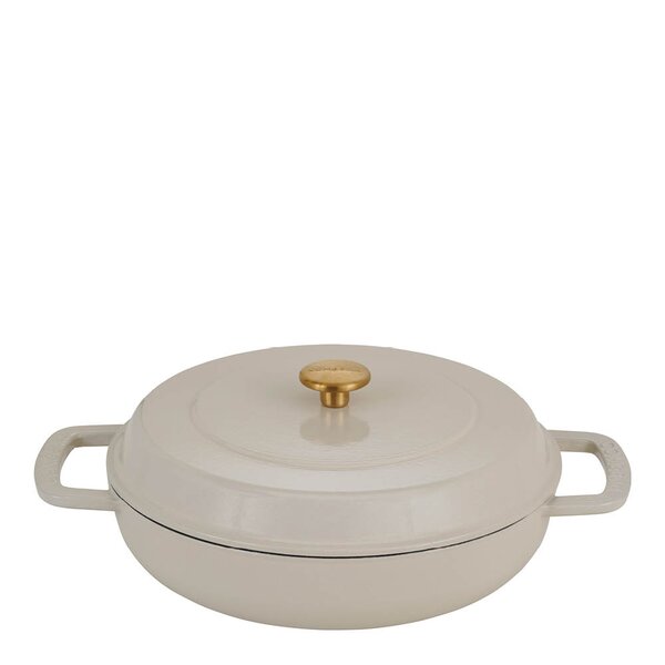 Braiser støpejernsgryte 28 cm 5L sand