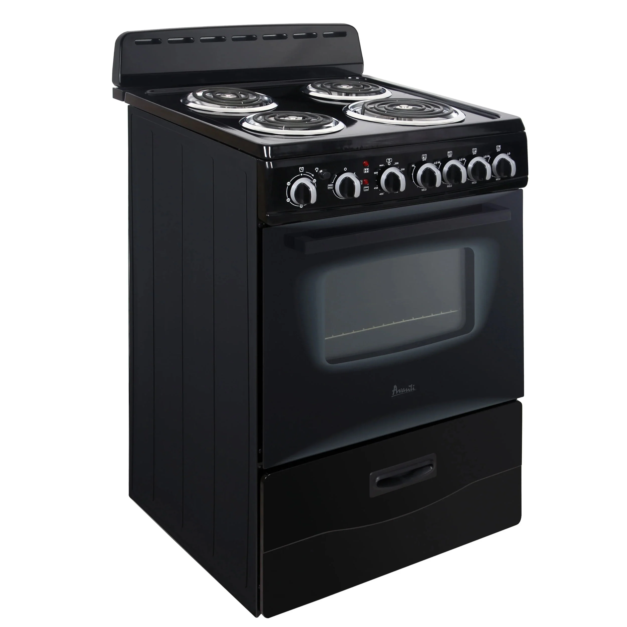 Avanti ERU240P0W 24 in Electric Freestanding Range - White