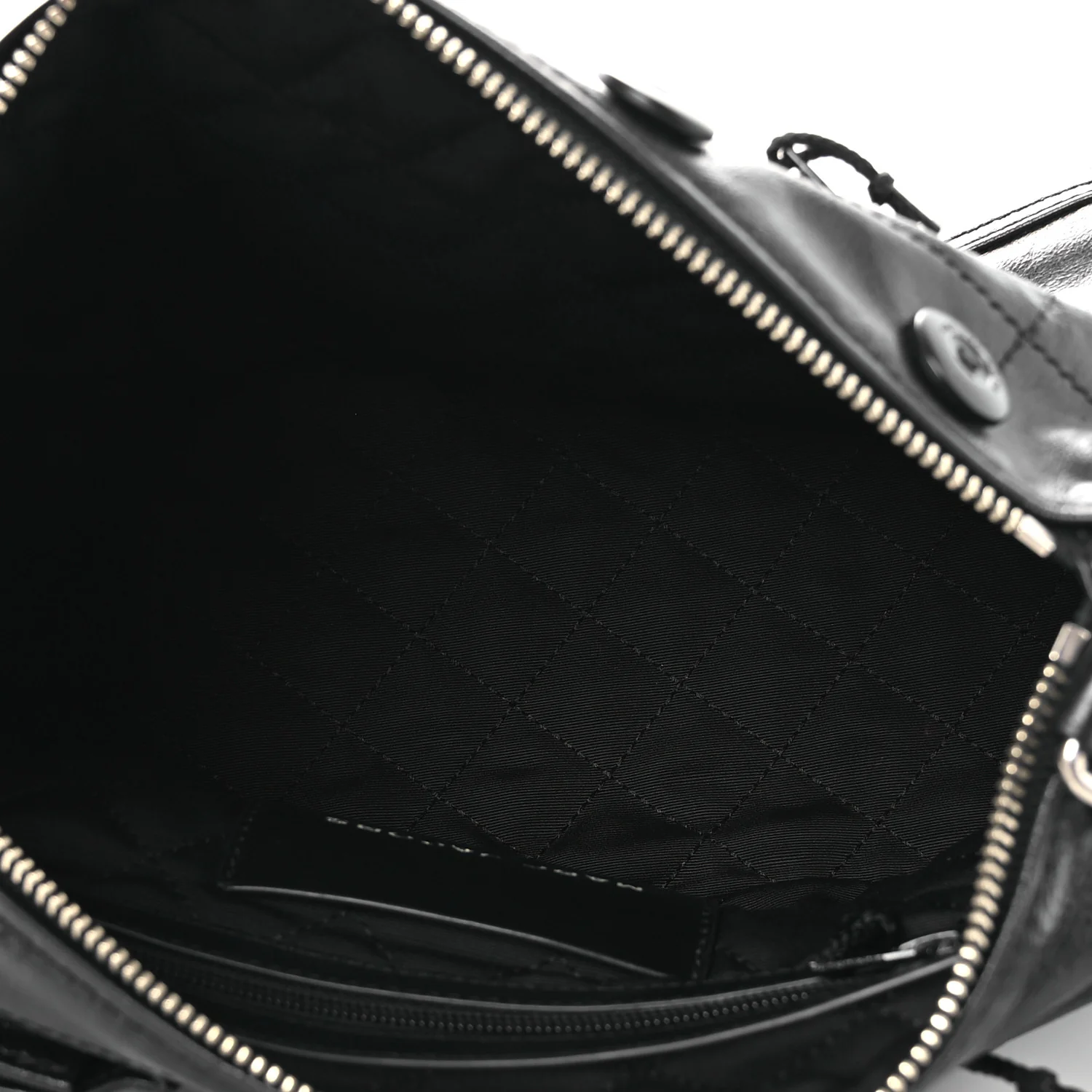 Goatskin The Large Cargo Bag Black
