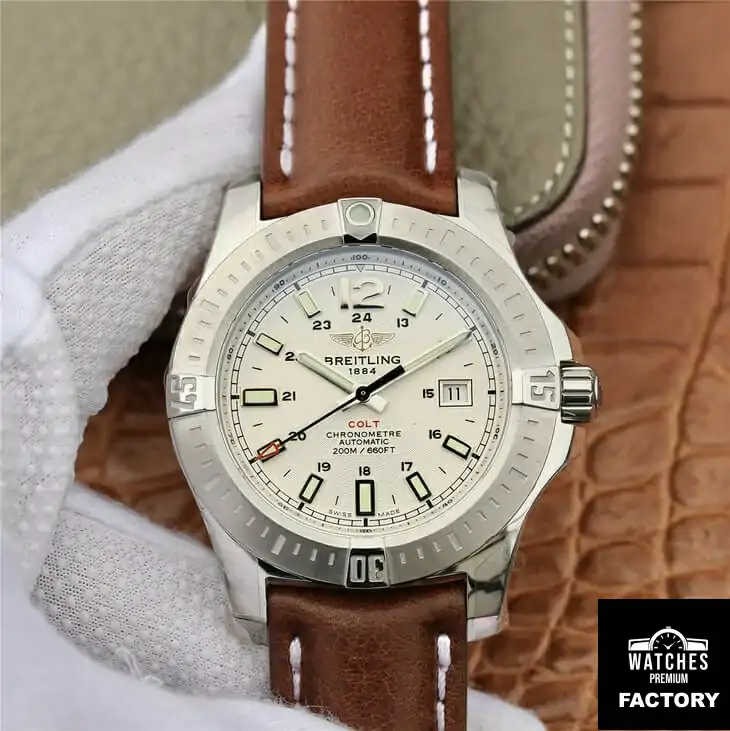 Breitling Colt Automatic A1738811 / G791 / 437X / A20BA.1 GF Factory Brown Strap