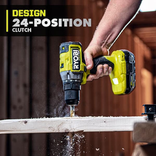 ONE+ HP 18V Brushless Cordless 5 Tool Combo Kit with 4 0 Ah and 2 0 Ah HIGH PERFORMANCE Batteries, Charger, and Bag Image 5