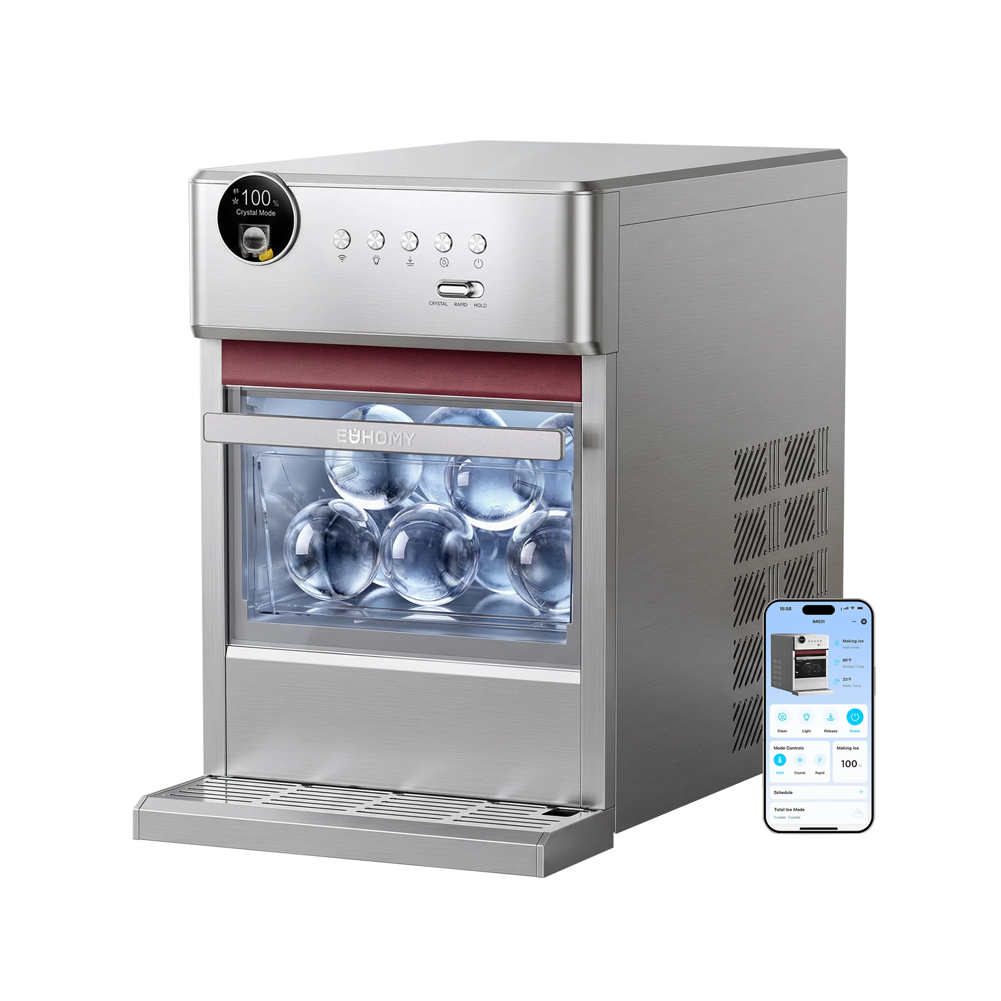 Euhomy Rock Pro Sphere Ice Maker