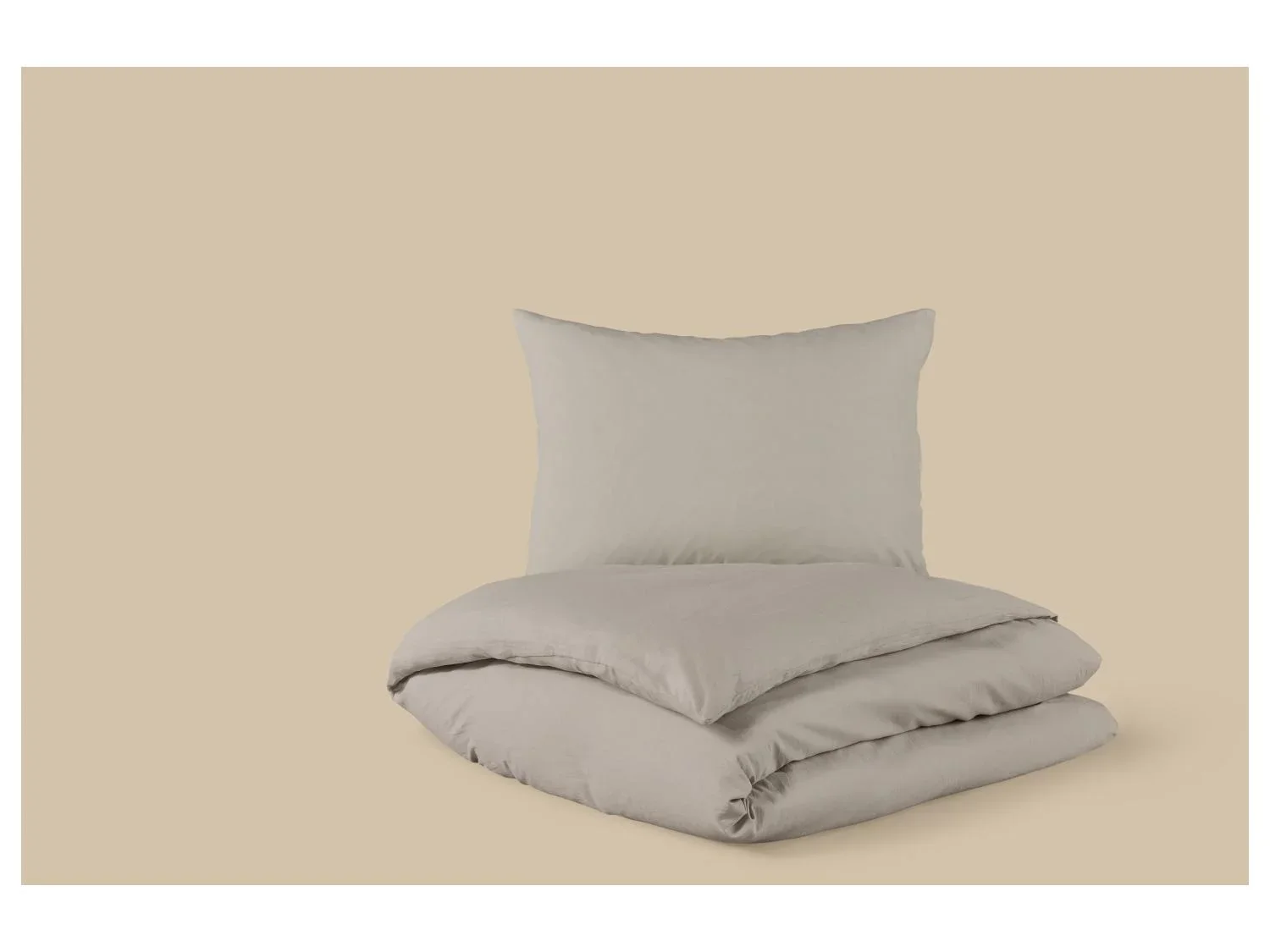 LIVARNO Parure de lit Premium en coton et lin, 140 x 200 cm