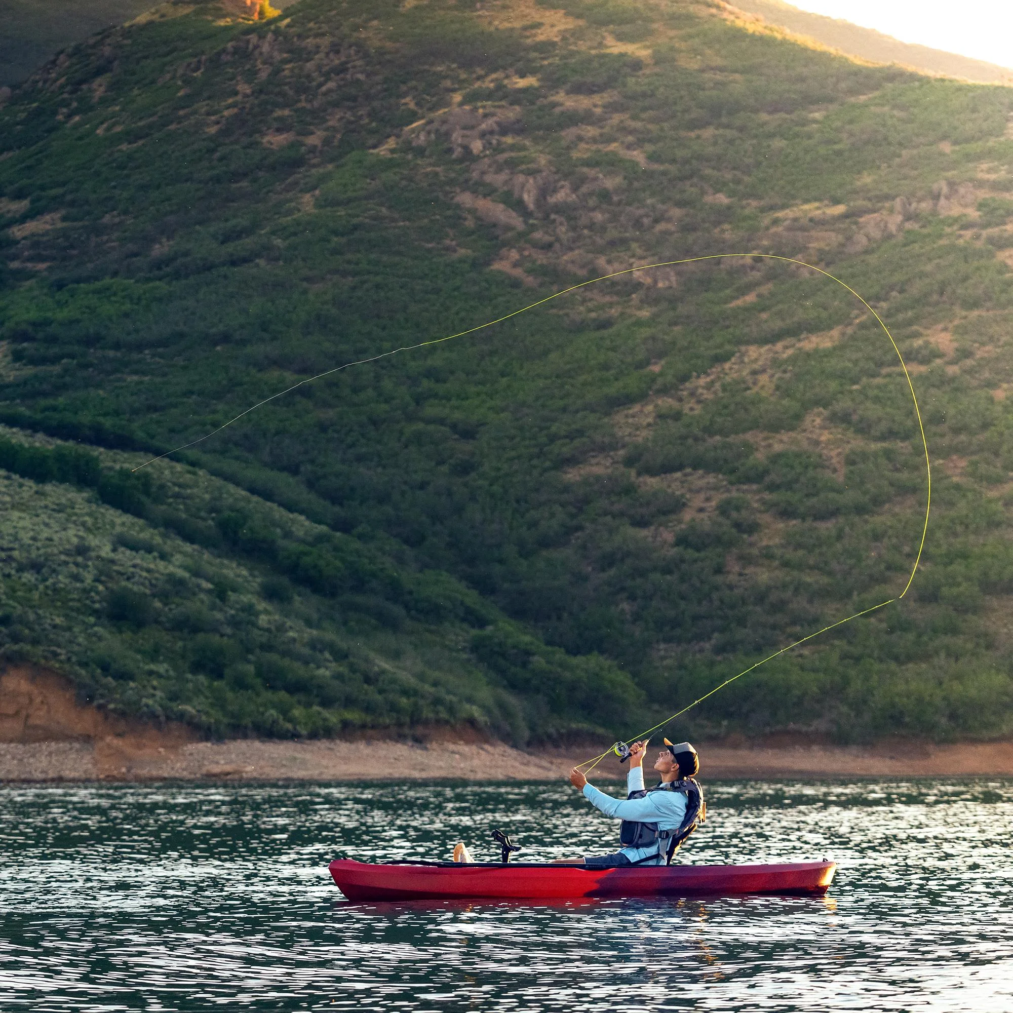 Lifetime Tamarack Angler 10 Ft. Fishing Kayak, Volcano Fusion (91340)