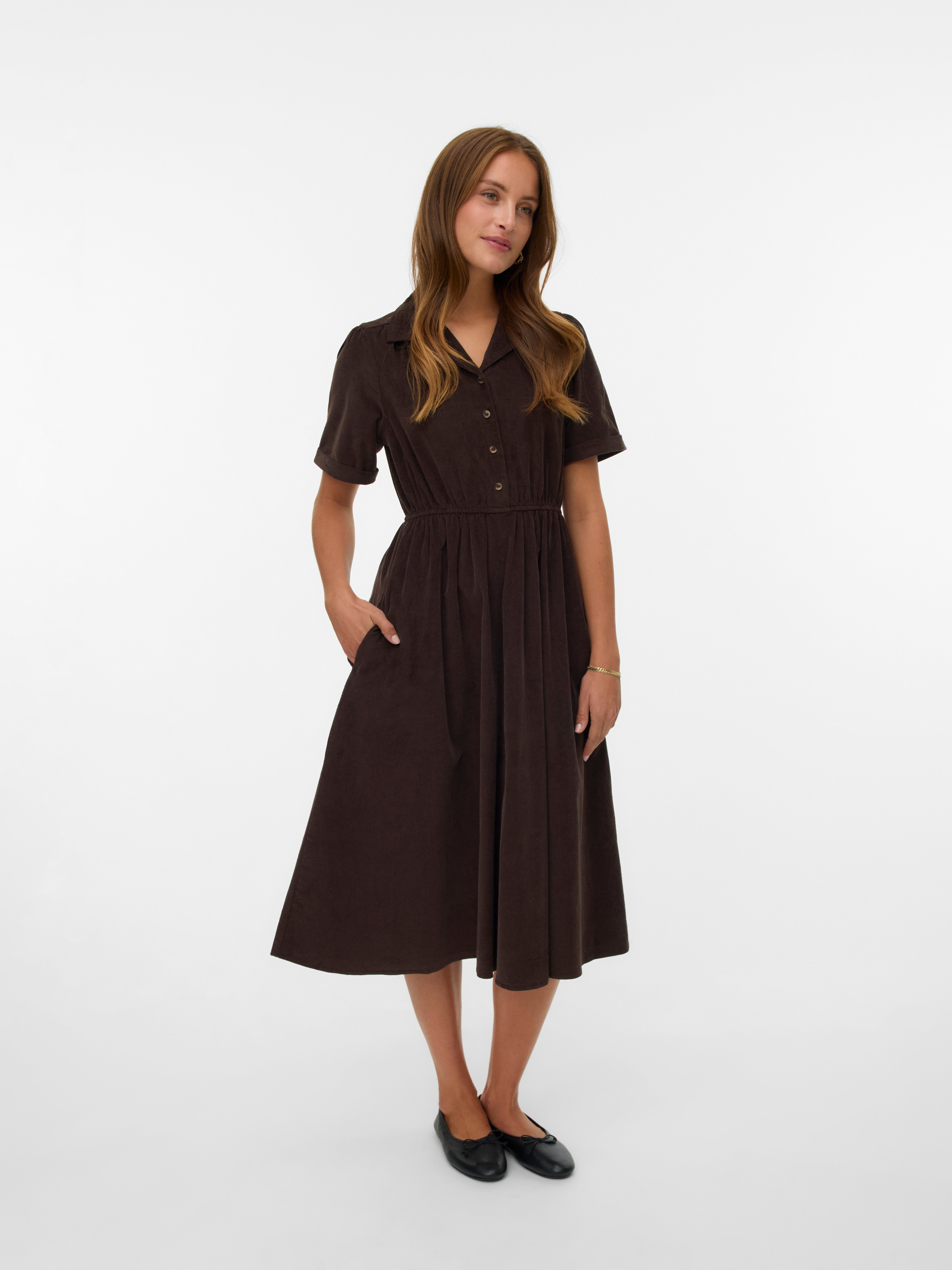 VERO MODA® VMRAY Corduroy Midi dress