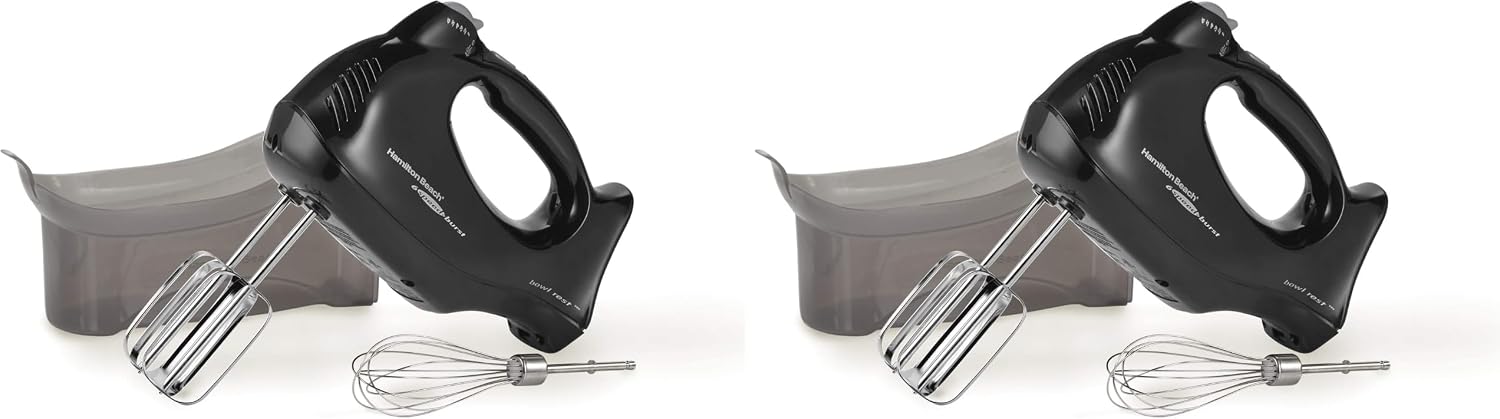 Hamilton Beach Power Deluxe 6-Speed Electric Hand Mixer With QuickBurst