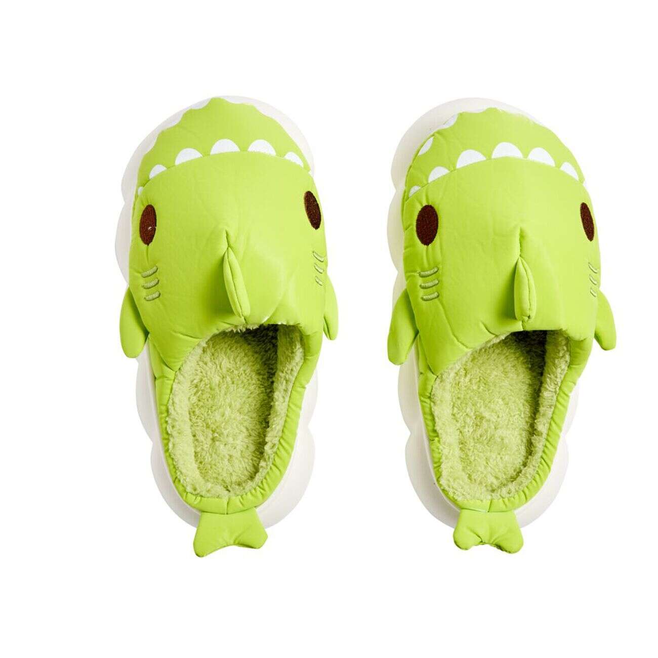 Chaussons mixtes requin verts T36 à T45
