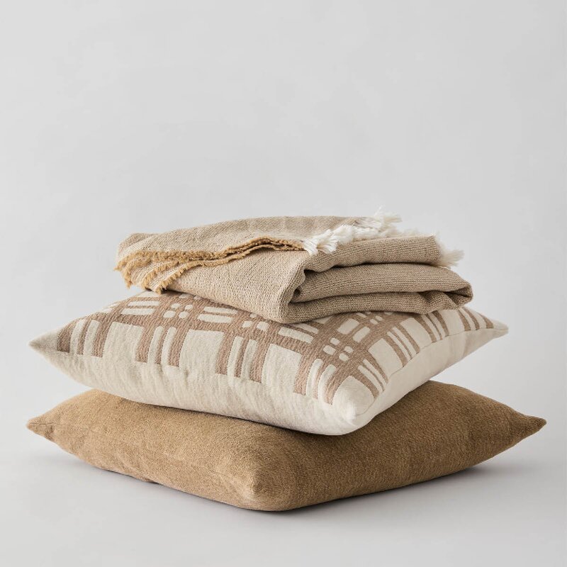 Camille putetrekk 50x50 cm offwhite/beige