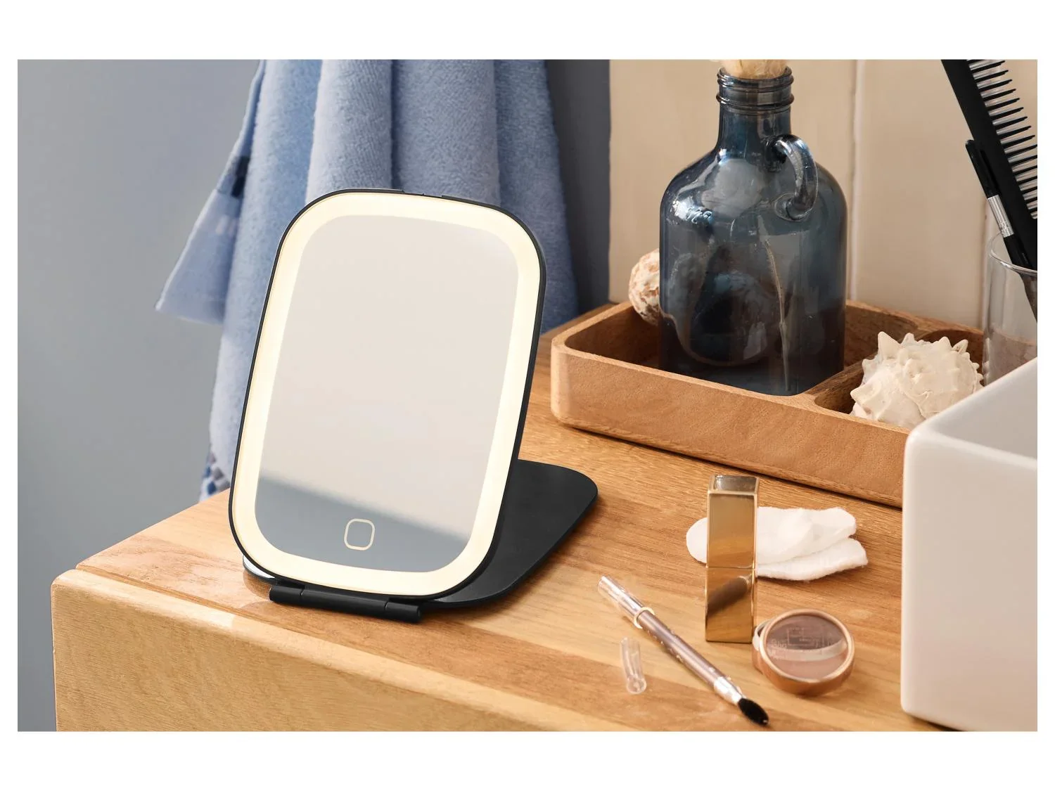 CIEN Beauty Miroir de voyage LED