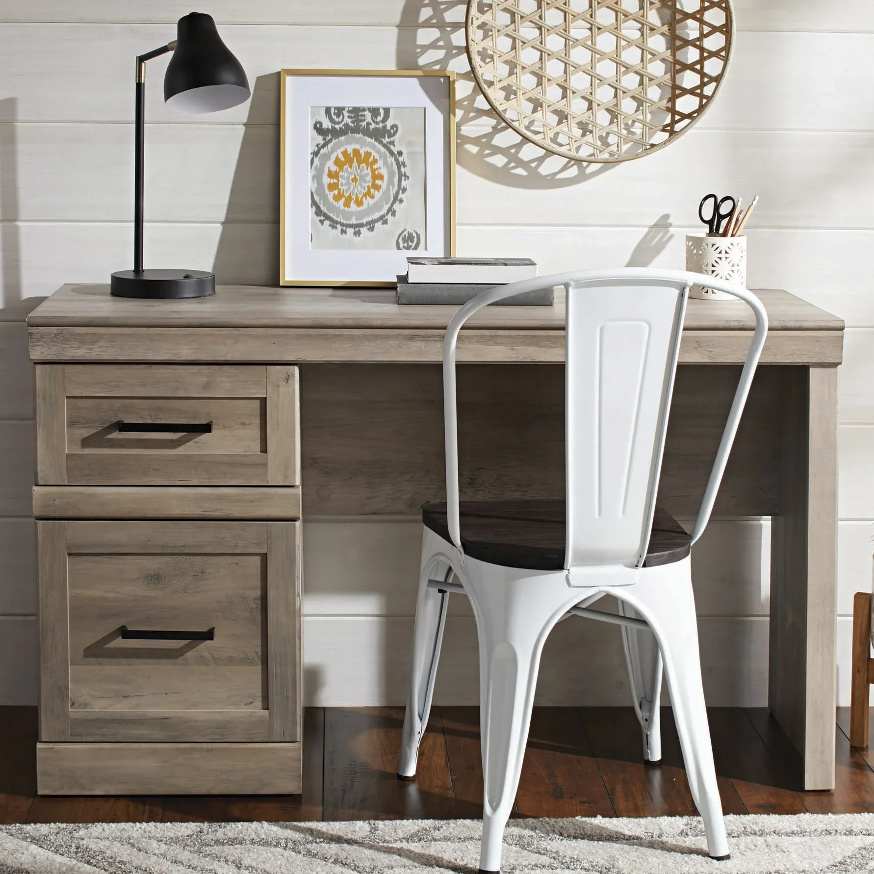 Better Homes & Gardens Glendale Transitional Desk, Dark Oak Finish
