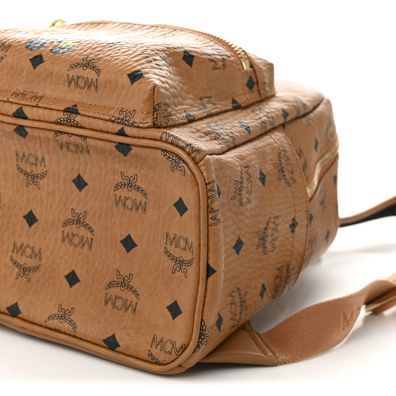 Visetos Small Stark Rabbit Backpack Cognac