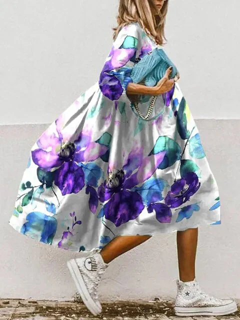 Robe d'été élégante pour femme en tissu léger et respirant - Style moderne