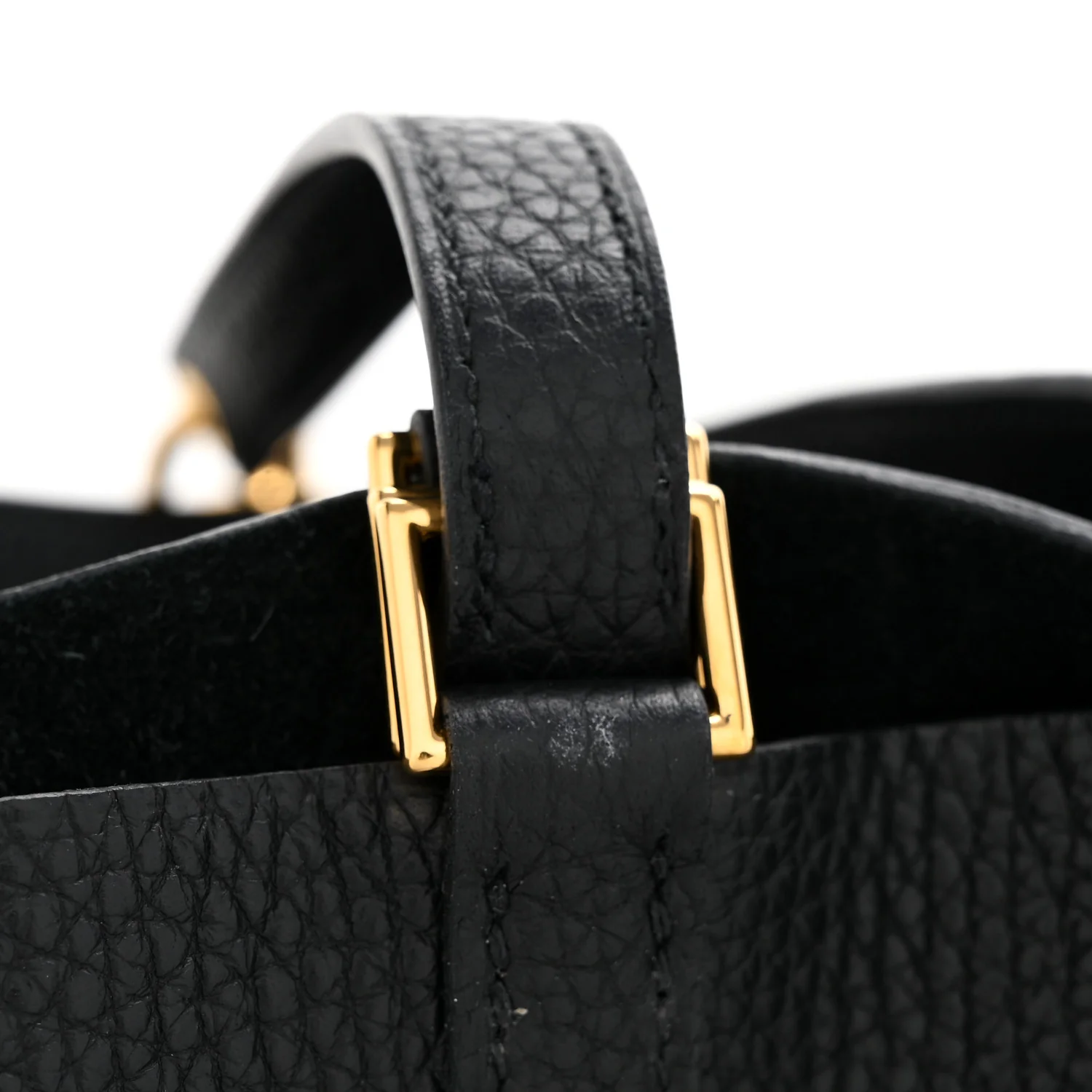 Taurillon Clemence Picotin Lock 22 MM Black