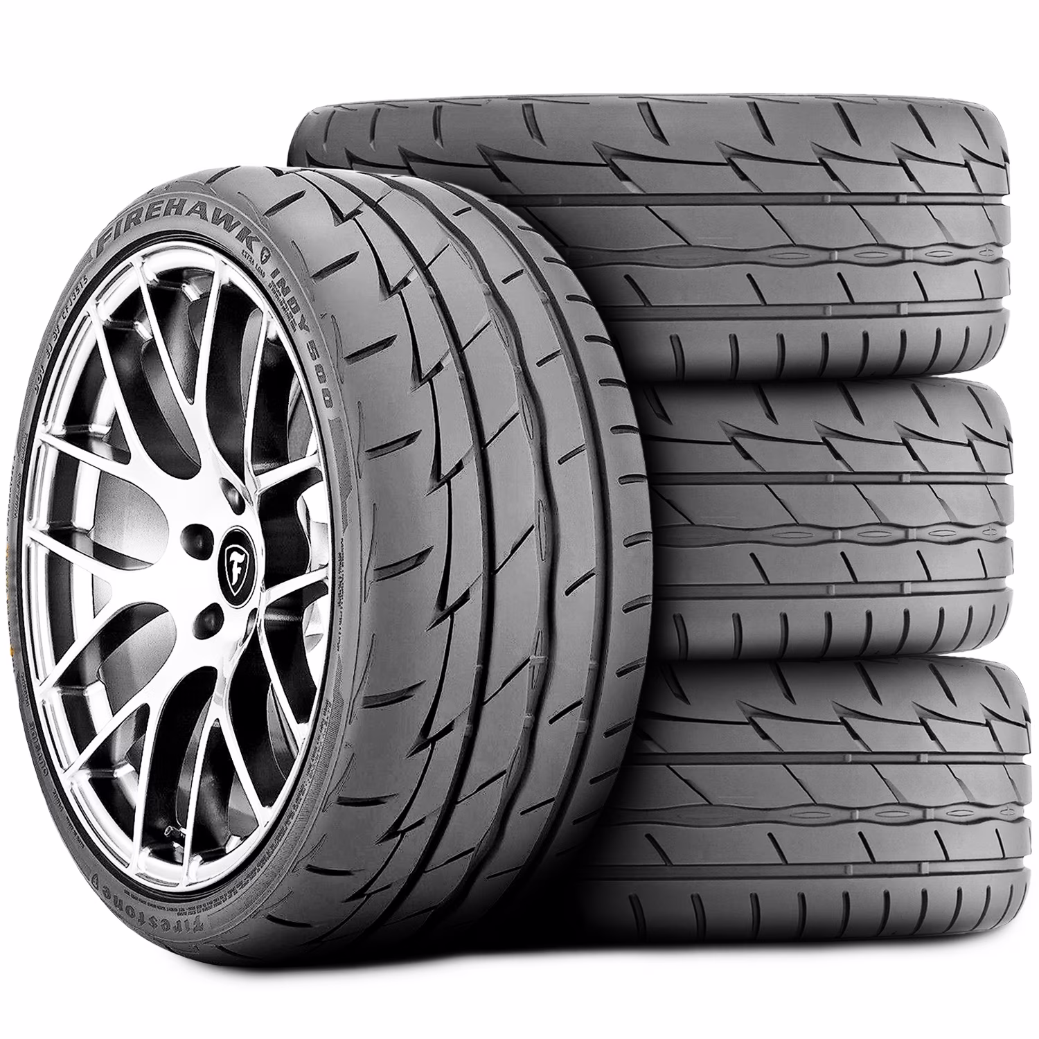 Set of 4 (FOUR) Firestone Firehawk Indy 500 245/45R18 100W XL High Performance Tires