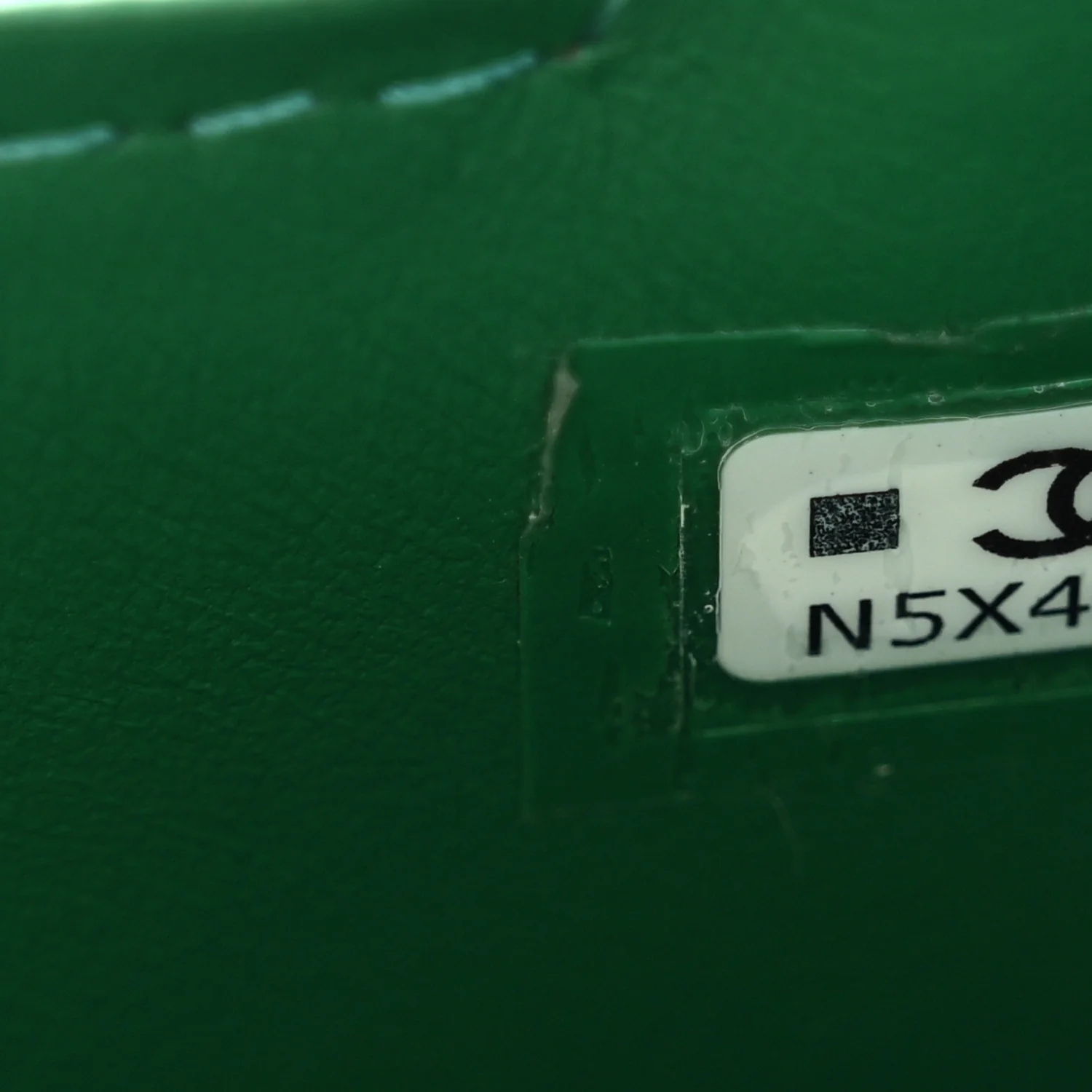 Shiny Aged Calfskin Quilted Mini Nano Kelly Shopper Green