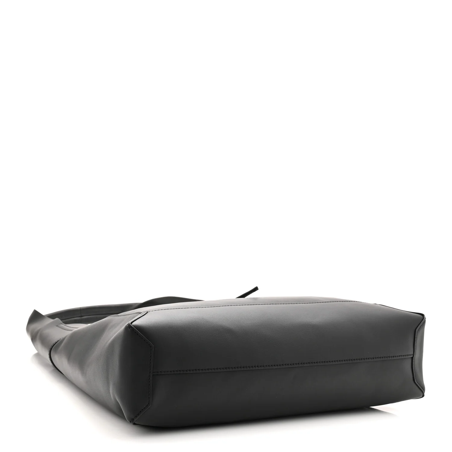 Calfskin Go Large Shoulder Bag Black