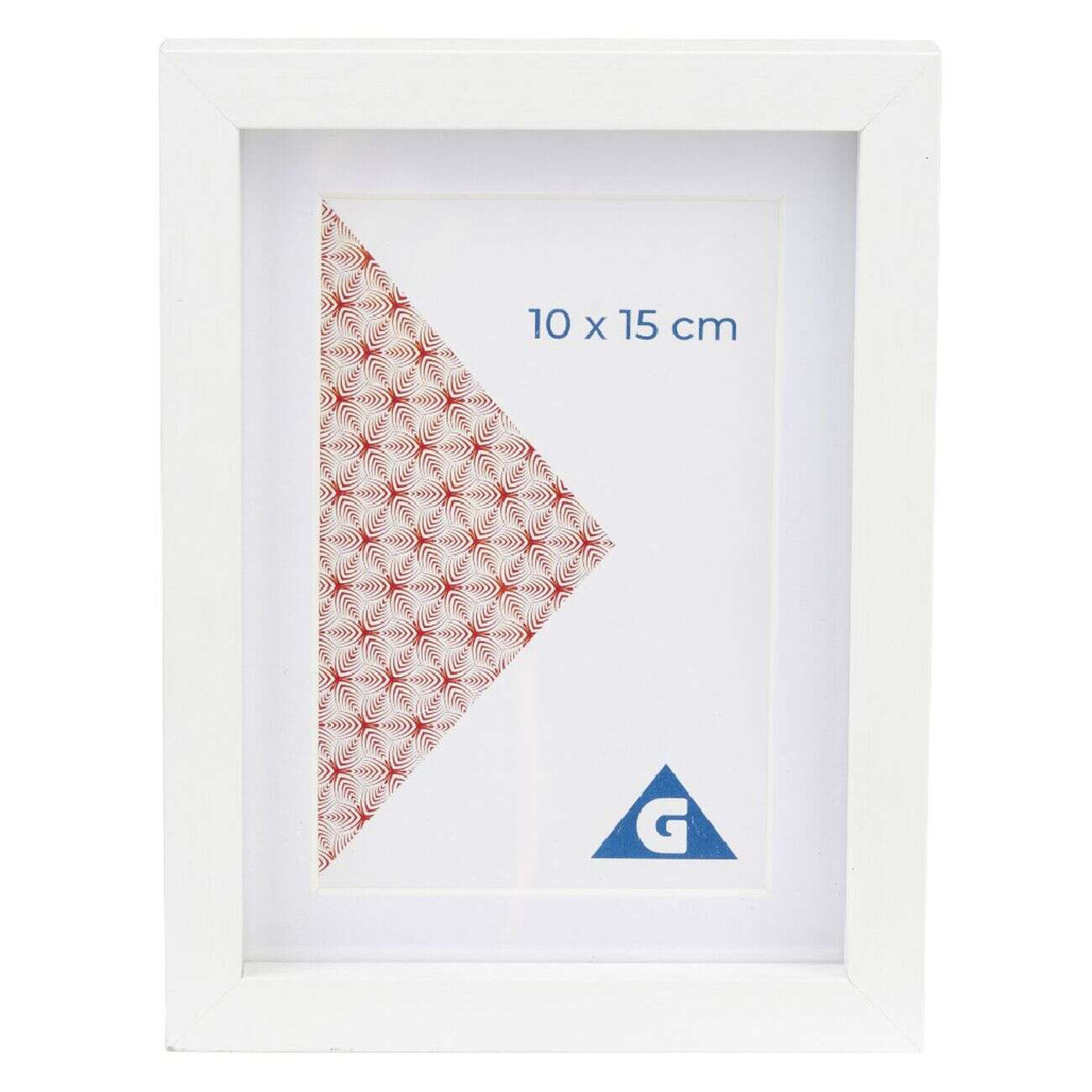 Cadre photo bois blanc 12x17cm pour photo 10x15cm