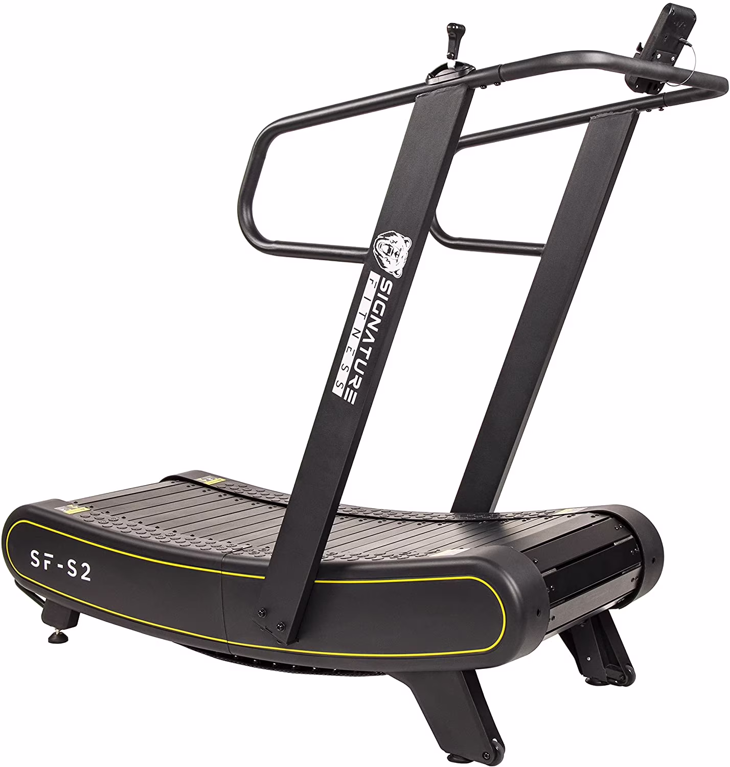 Signature Fitness SF - S2 Sprint Demon - Motorless Curved Sprint Treadmill with Adjustable Levels of Resistance - 300 lb Capacity