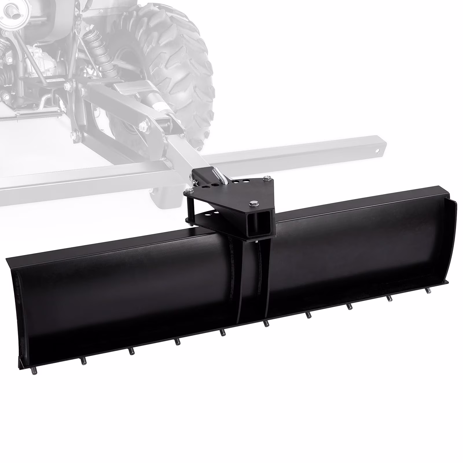ATV/UTV 3-Position Blade,Scrape Blade, 5 Adjustable Angles, Compatibility with 2" Receivers, Driveway Grader, Dirt Ground Leveler, Snow Plow Kit(as show)