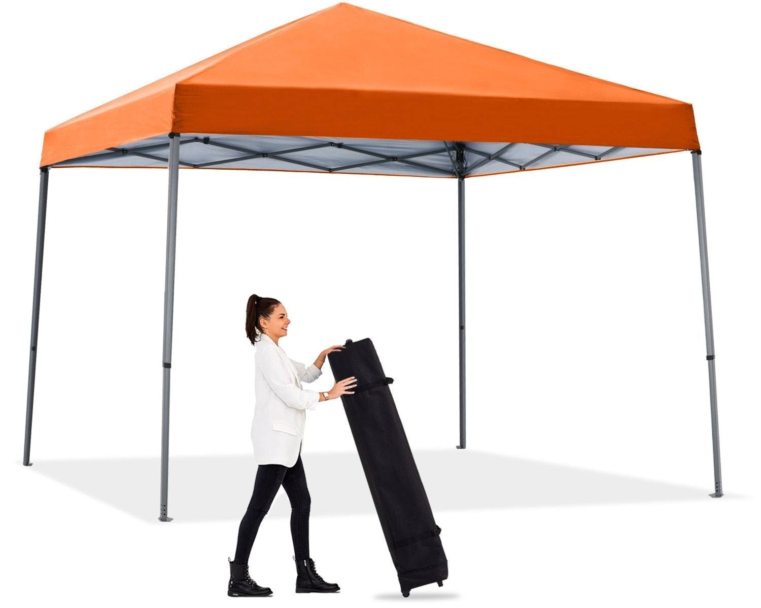 ABCCANOPY Stable Pop Up Outdoor Canopy Tent, Orange