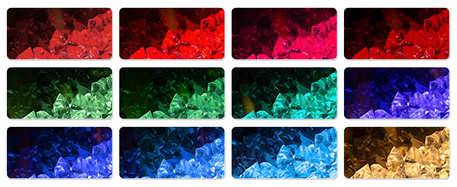 Flame bed color