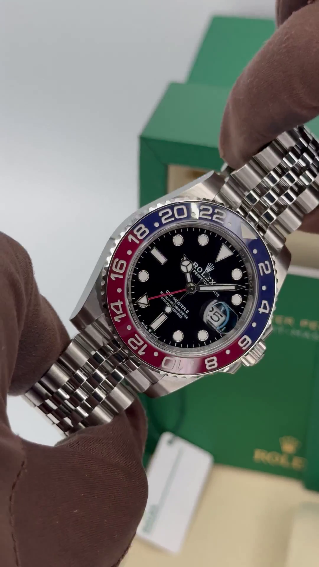 [Super Clone]RLX GMT-Master II Steel Blue & Red 