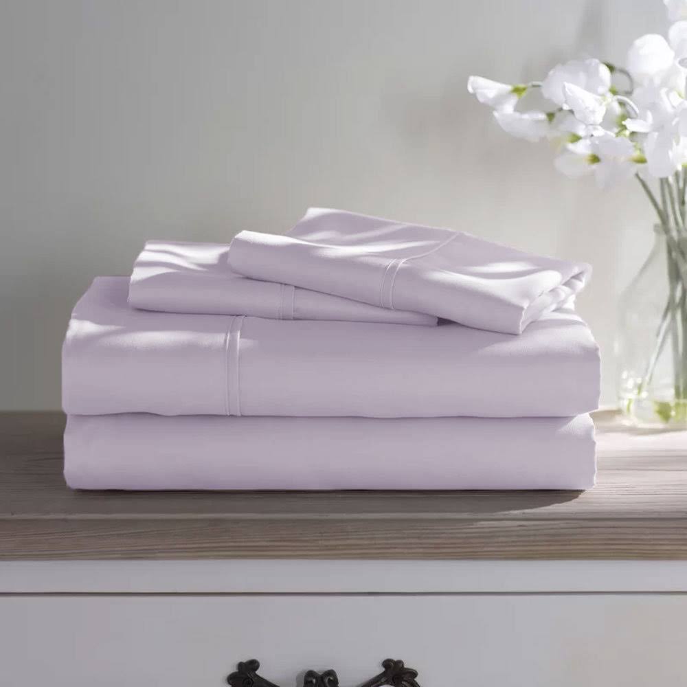 Wayfair Basics 1800 Series Sheet Set Wayfair Basics Color: Lavender, Size: Twin XL Sheet Set with 2 Pillowcases
