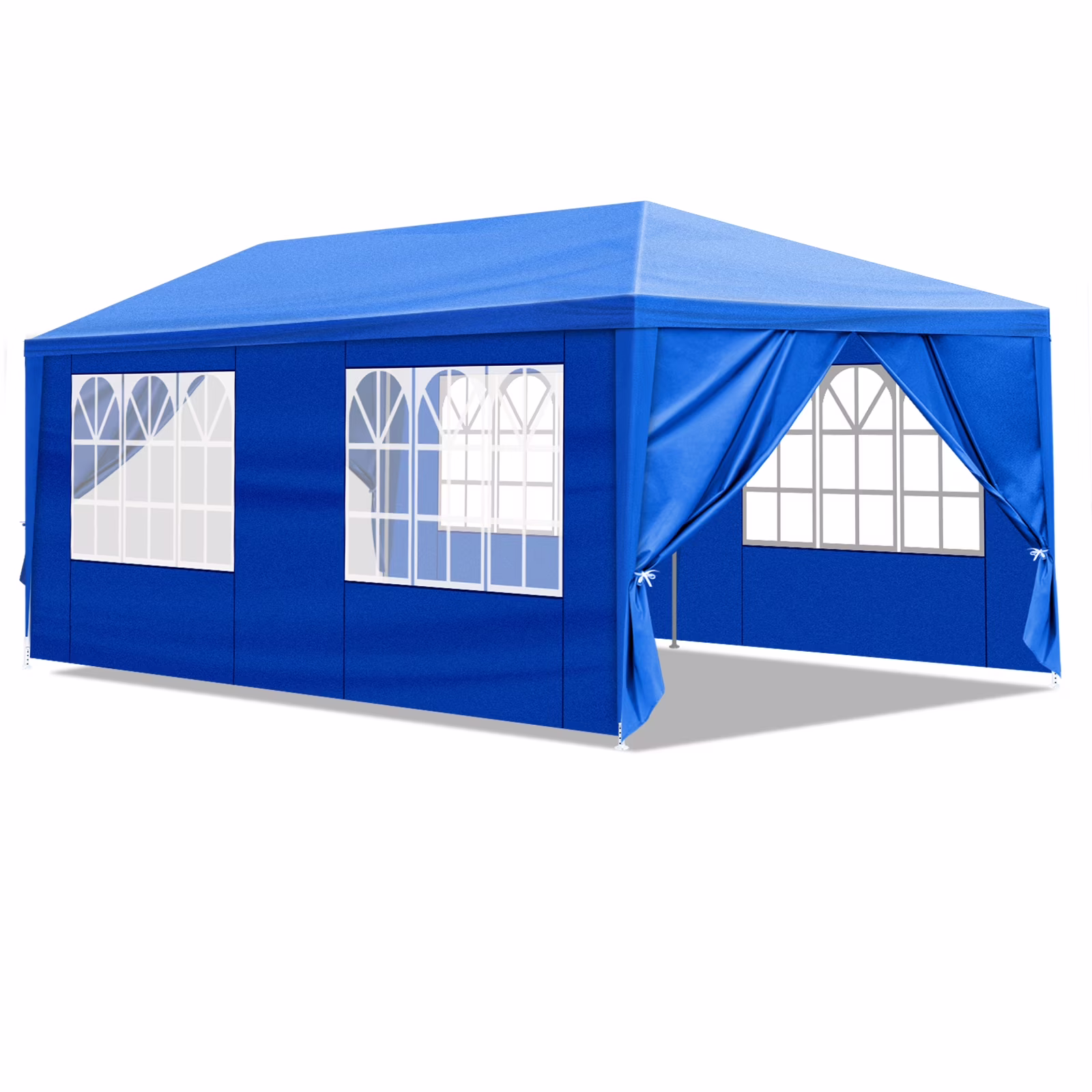 GoDecor 10'x20' Canopy Tent Garden Wedding Party Tent 6 Sidewall Blue
