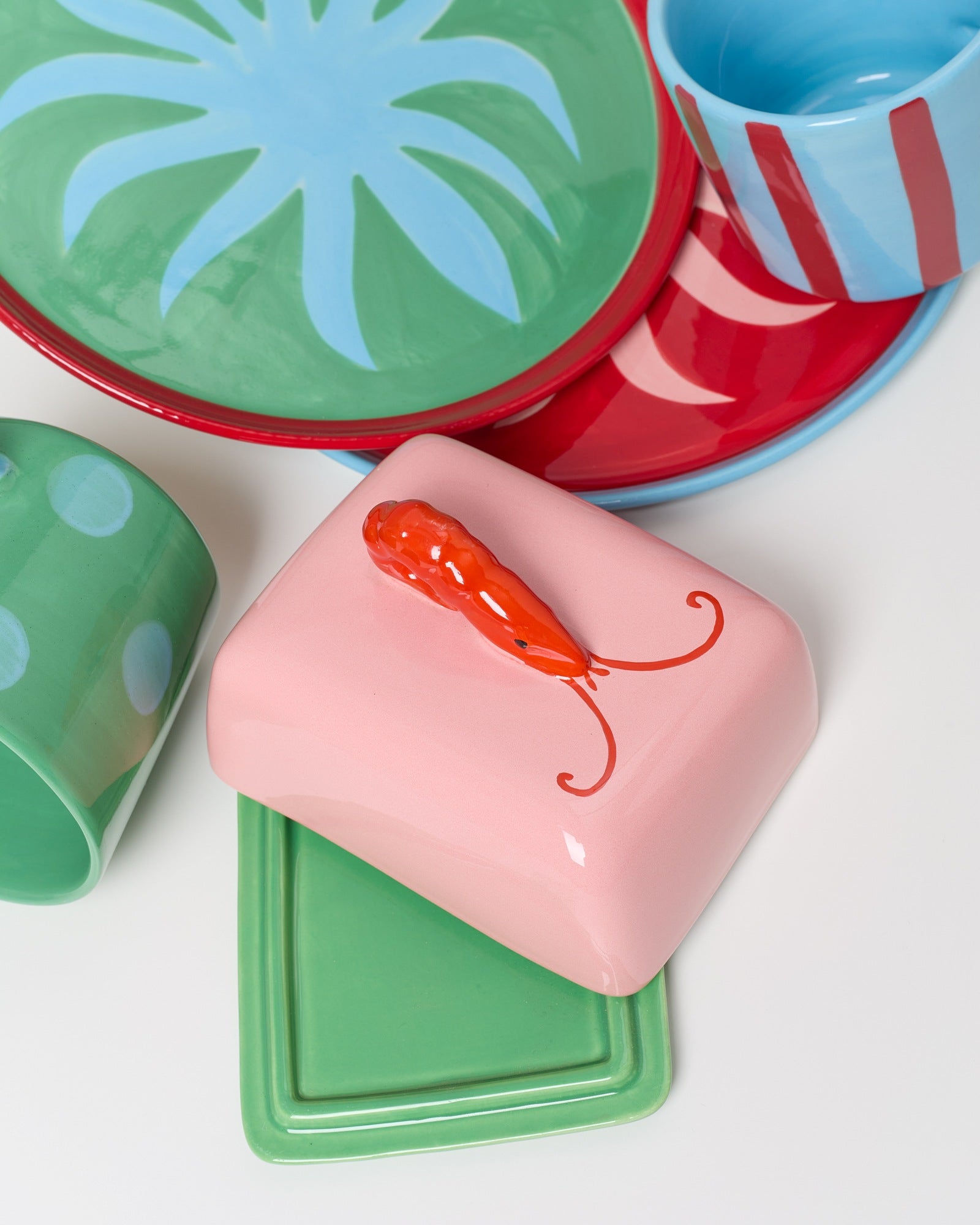 MAM X ISIS MARIA - TABLEWARE SET PALM VIBE MIX 5 PIECES