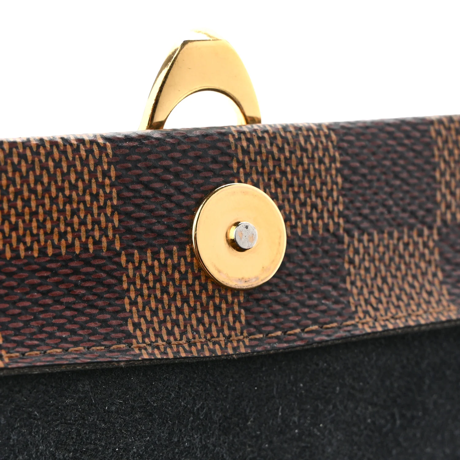 Damier Ebene Vavin Chain Wallet Black