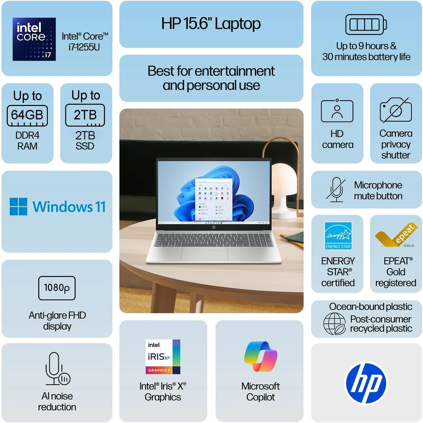 HP New 2026 Edition Core i7 15.6