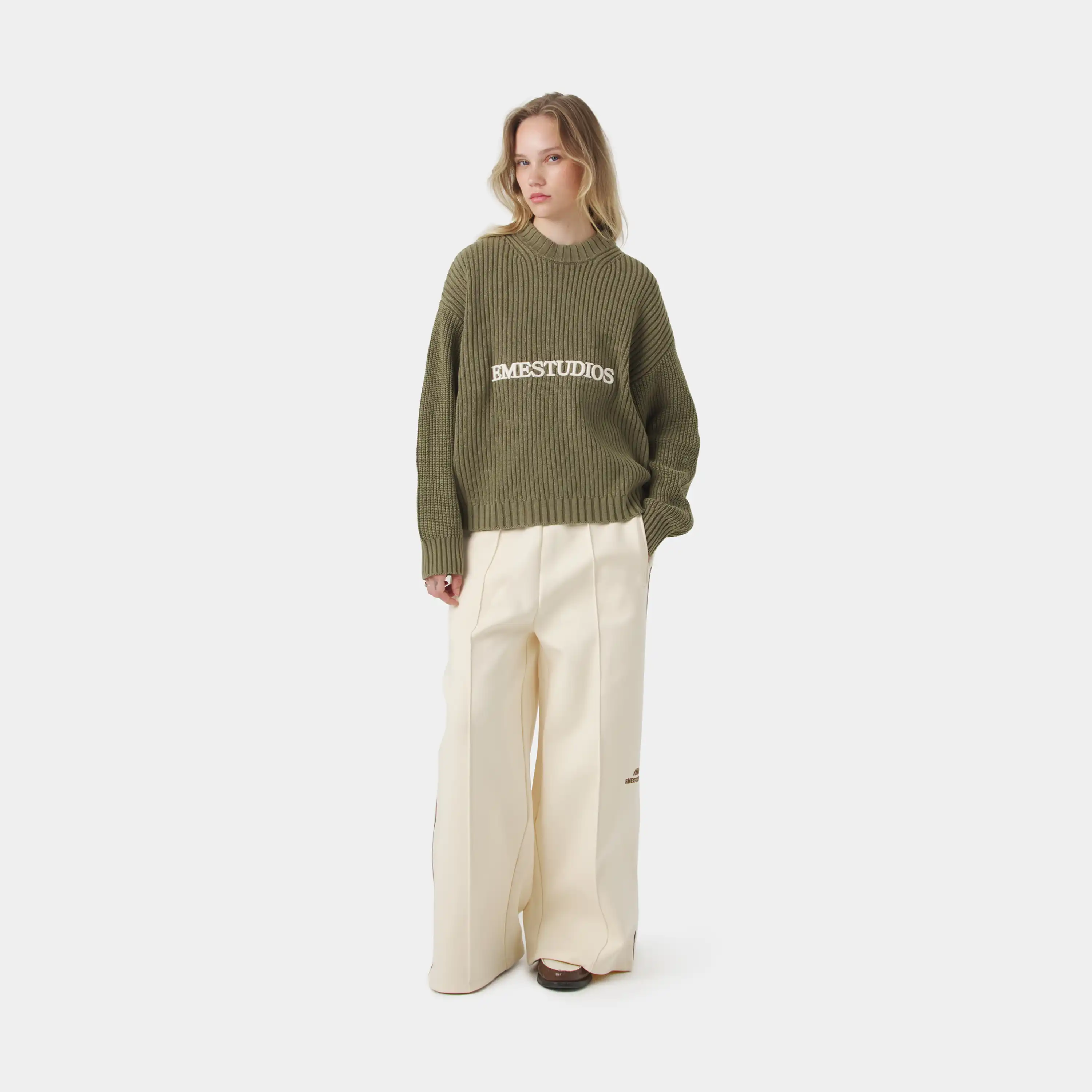 Yoss Olive Knit Sweater
