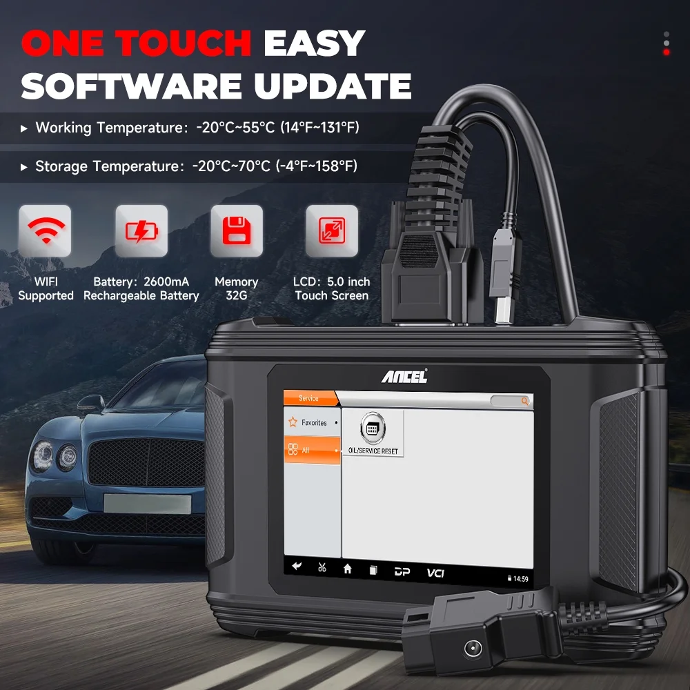 DM500 Car OBD2 Scanner Mileage Adjustment Odometer Correction Oil Tool - Image 7