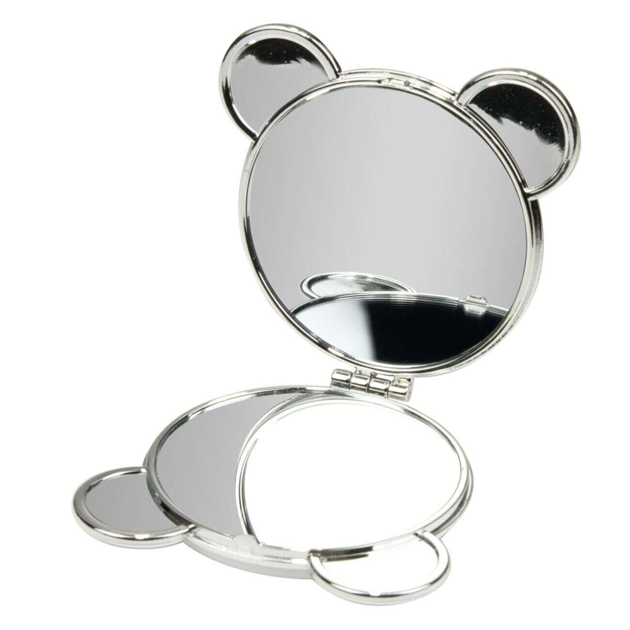Miroir de poche kawaii panda noir et blanc Ø7,2cm