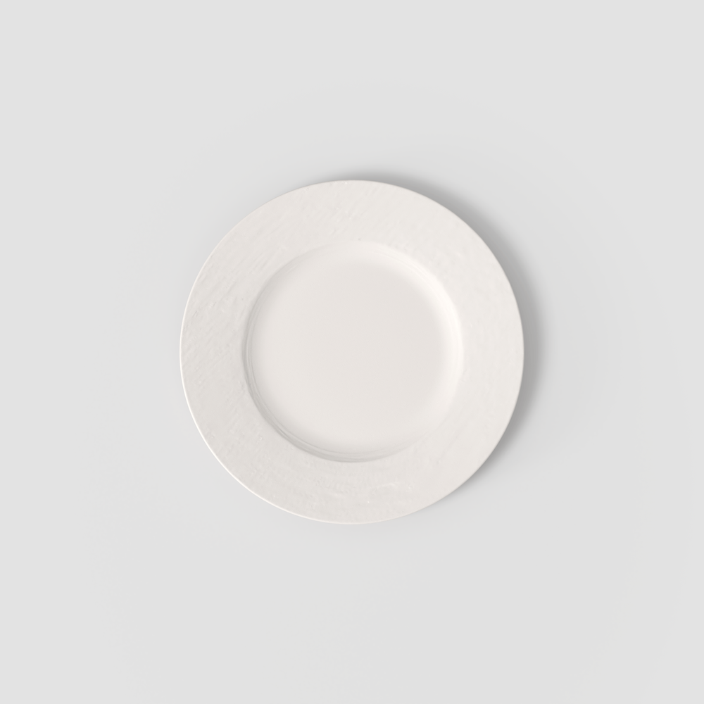 Manufacture Salad/ Dessert Plate - White, 8.6'', Premium Porcelain