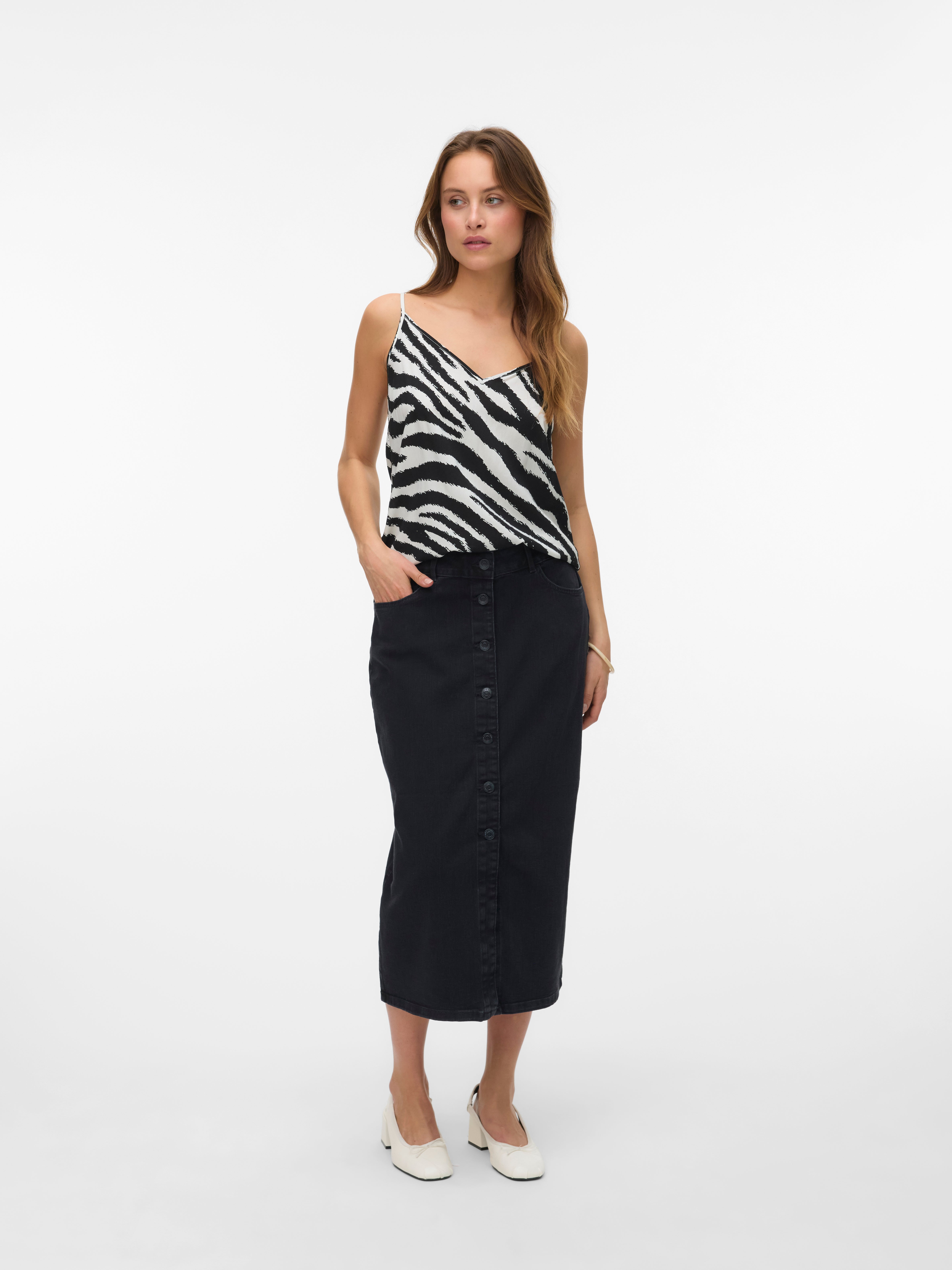 VERO MODA® VMNATTY Mid waist Midi skirt