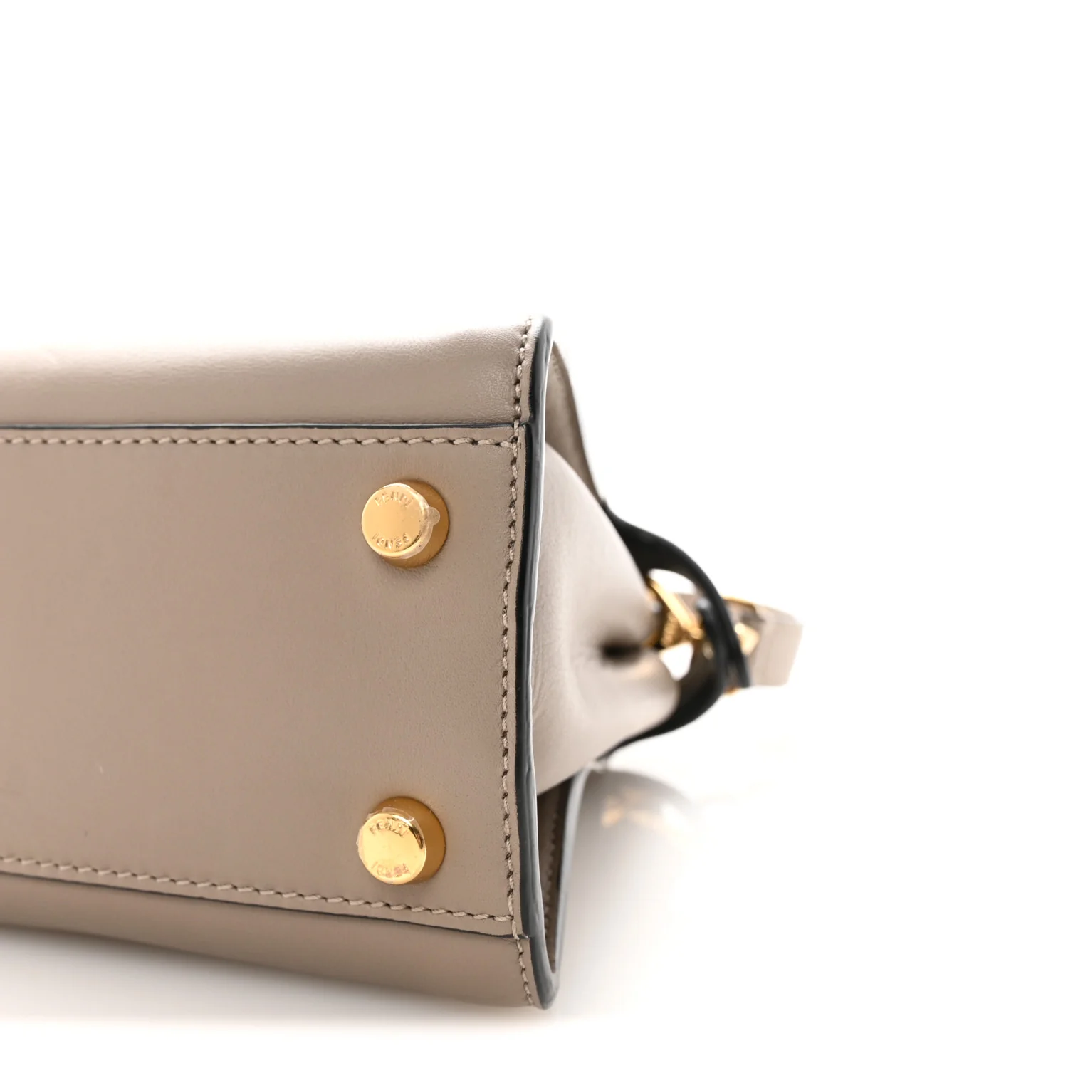 Vitello Tahiti Burro Medium Peekaboo Iconic Essentially Satchel Tortora Black