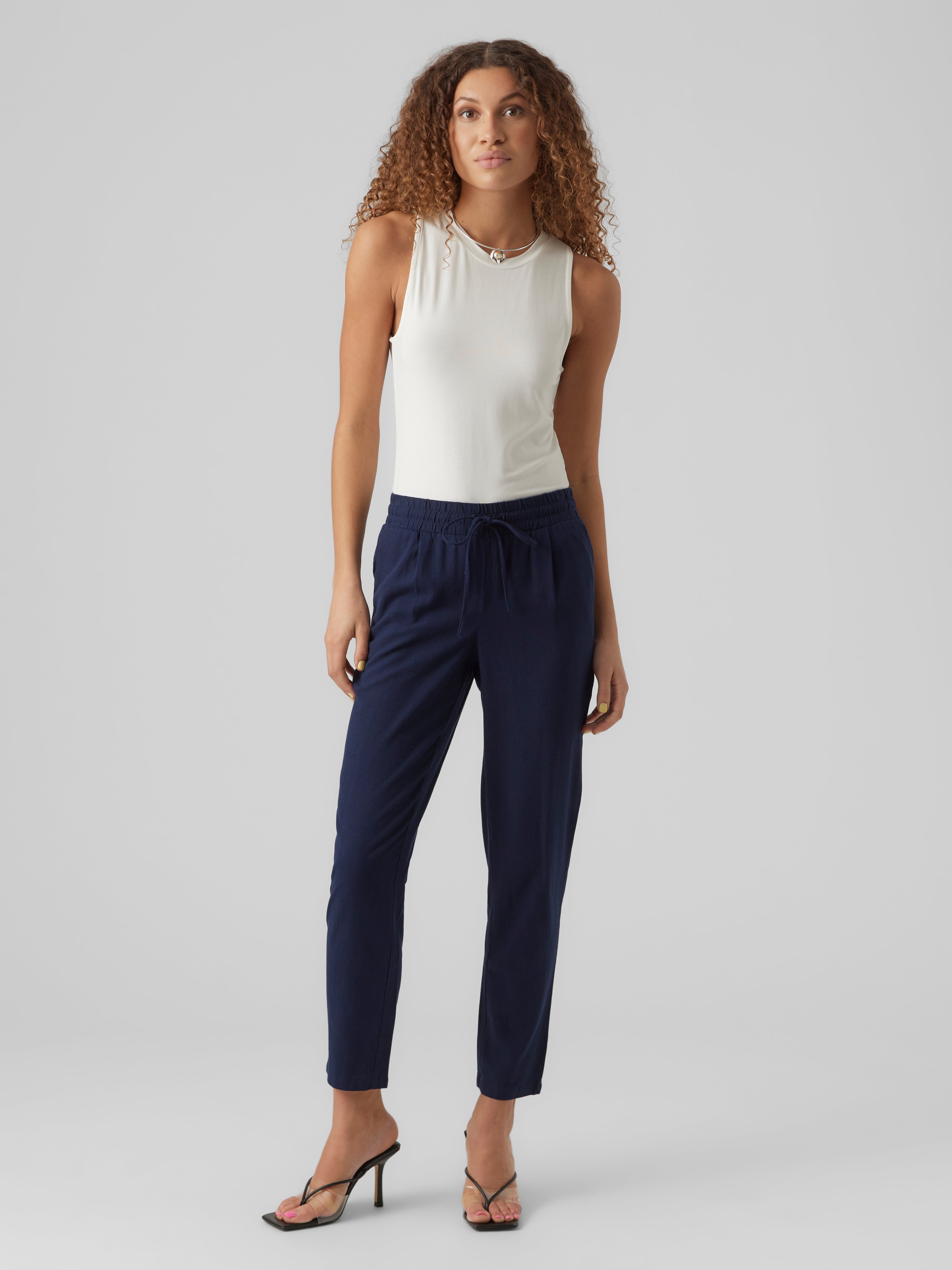 VERO MODA® VMJESMILO Mid waist Trousers