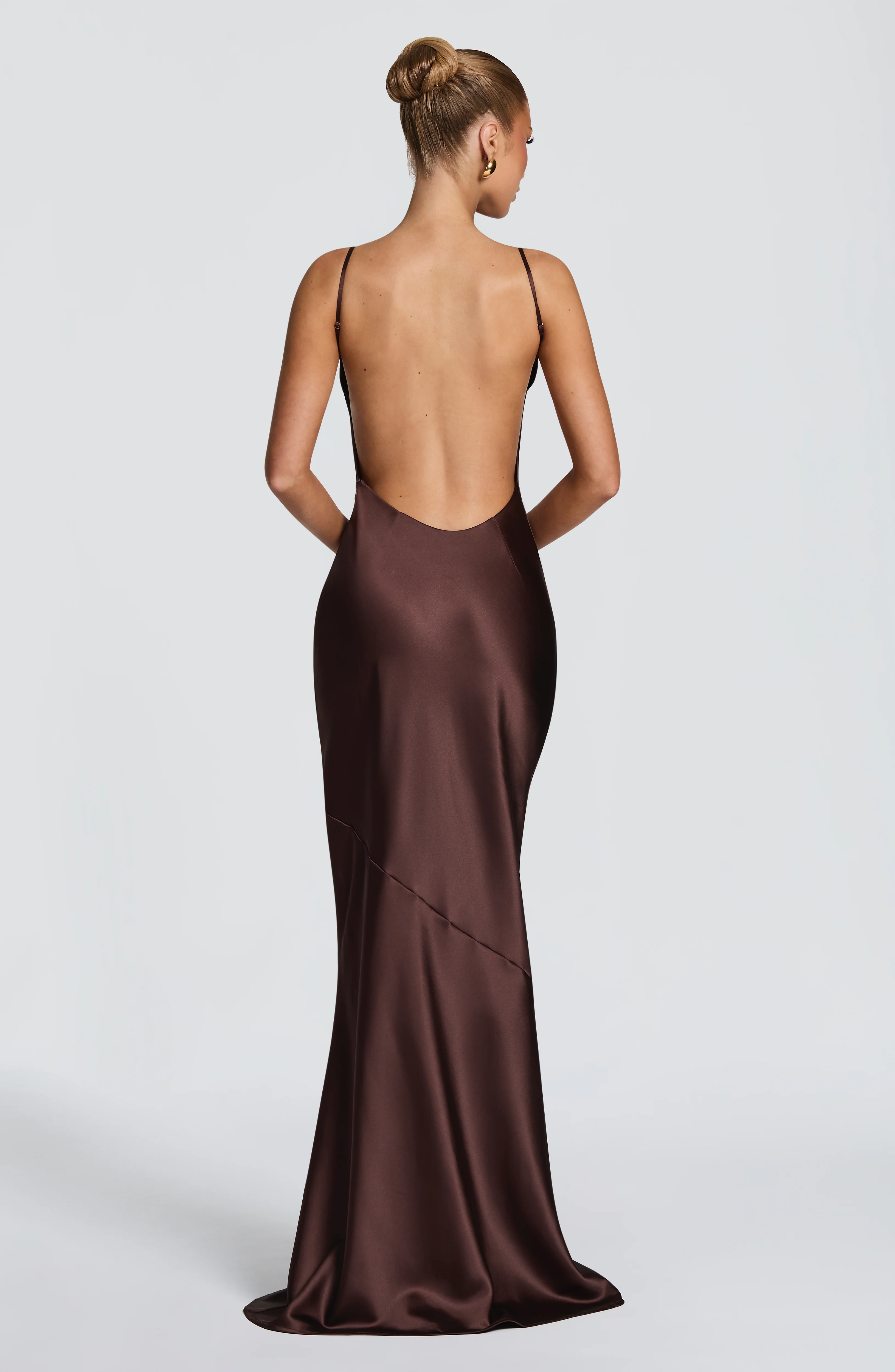 Sorelle Maxi Dress - Plum Brown
