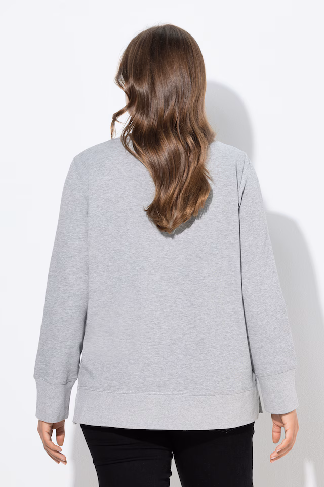Metallic Reindeer Long Sleeve Graphic Tee