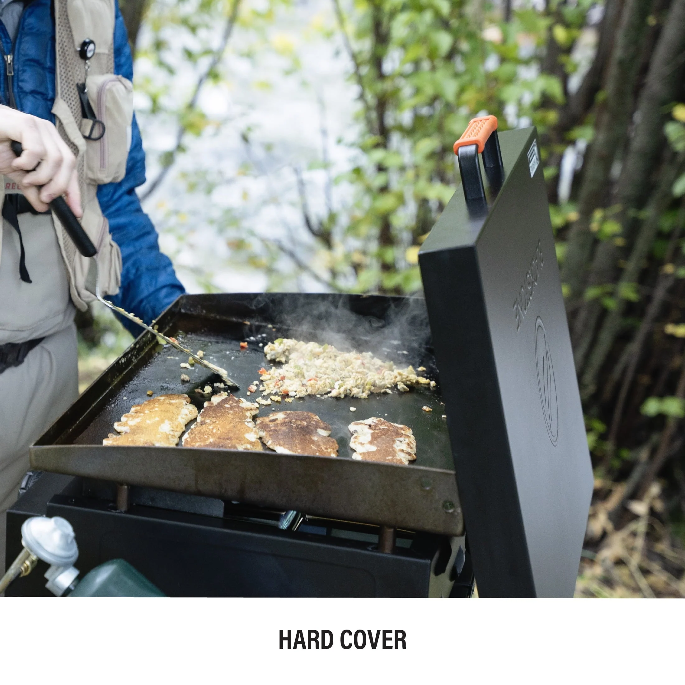 Adventure Ready 2 Burner 22" Propane Griddle with Hard Cover in Black(Black) Image 10