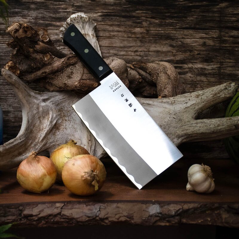 Chopper kniv svart håndtak