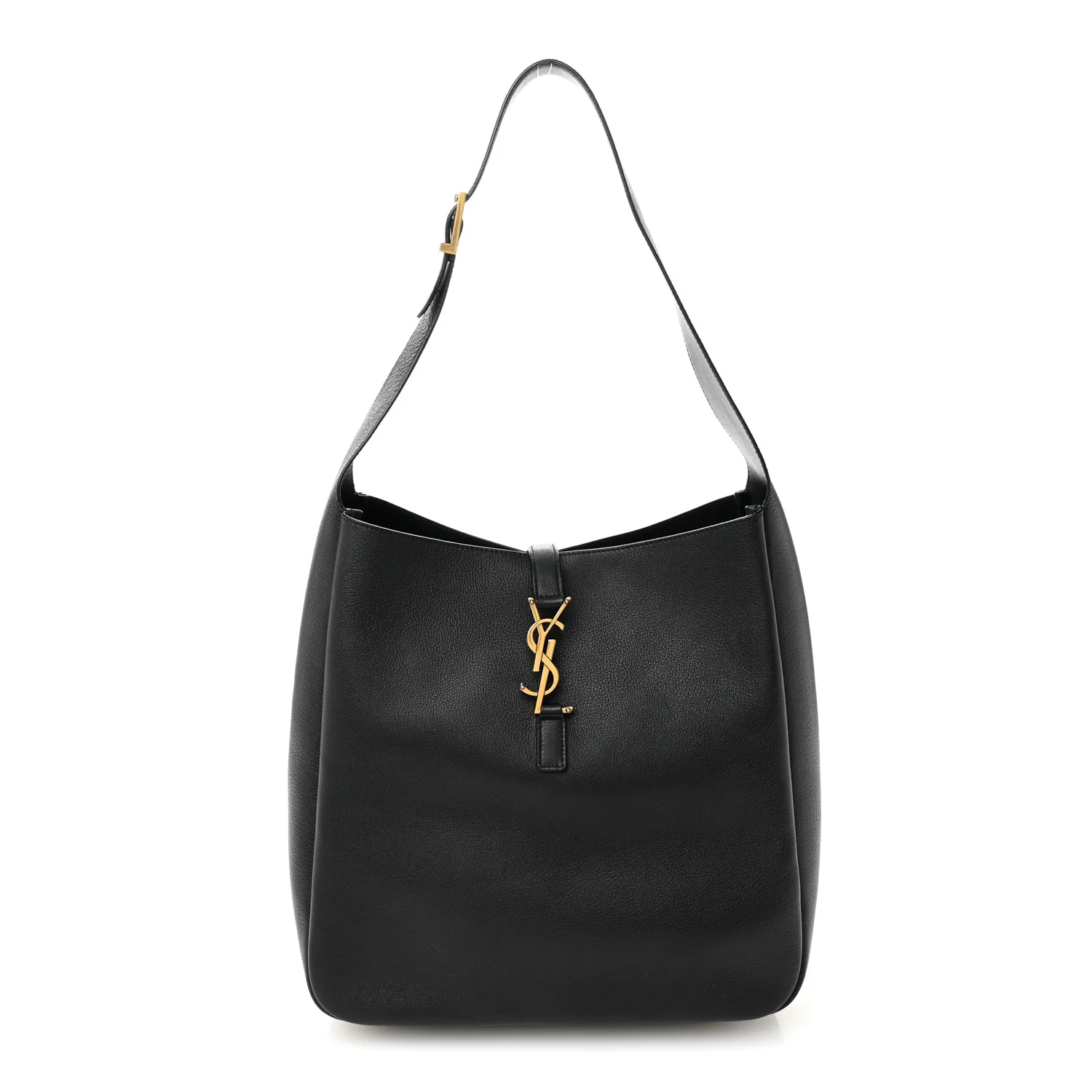 Supple Calfskin Large Le 5 A 7 Soft Hobo Black