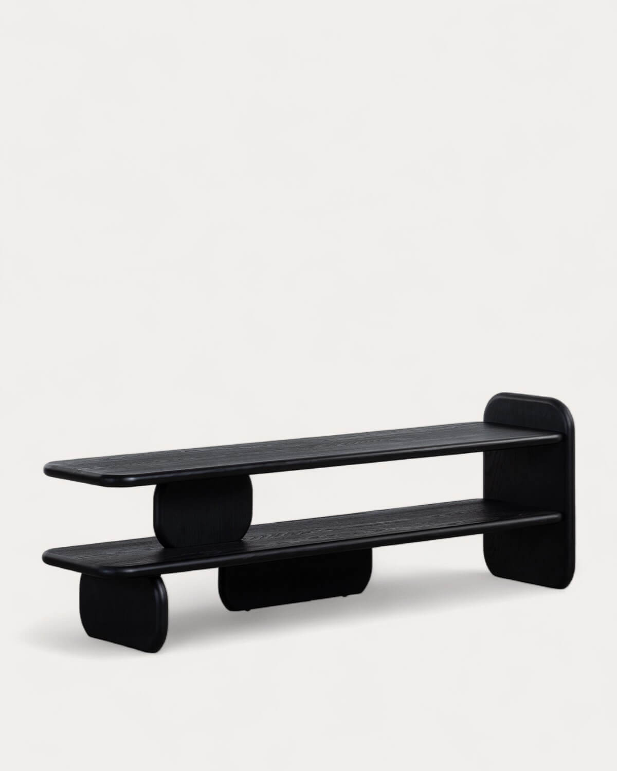 Kuroen - Mueble de TV de Madera de Pino y Madera de Olmo Kuroen