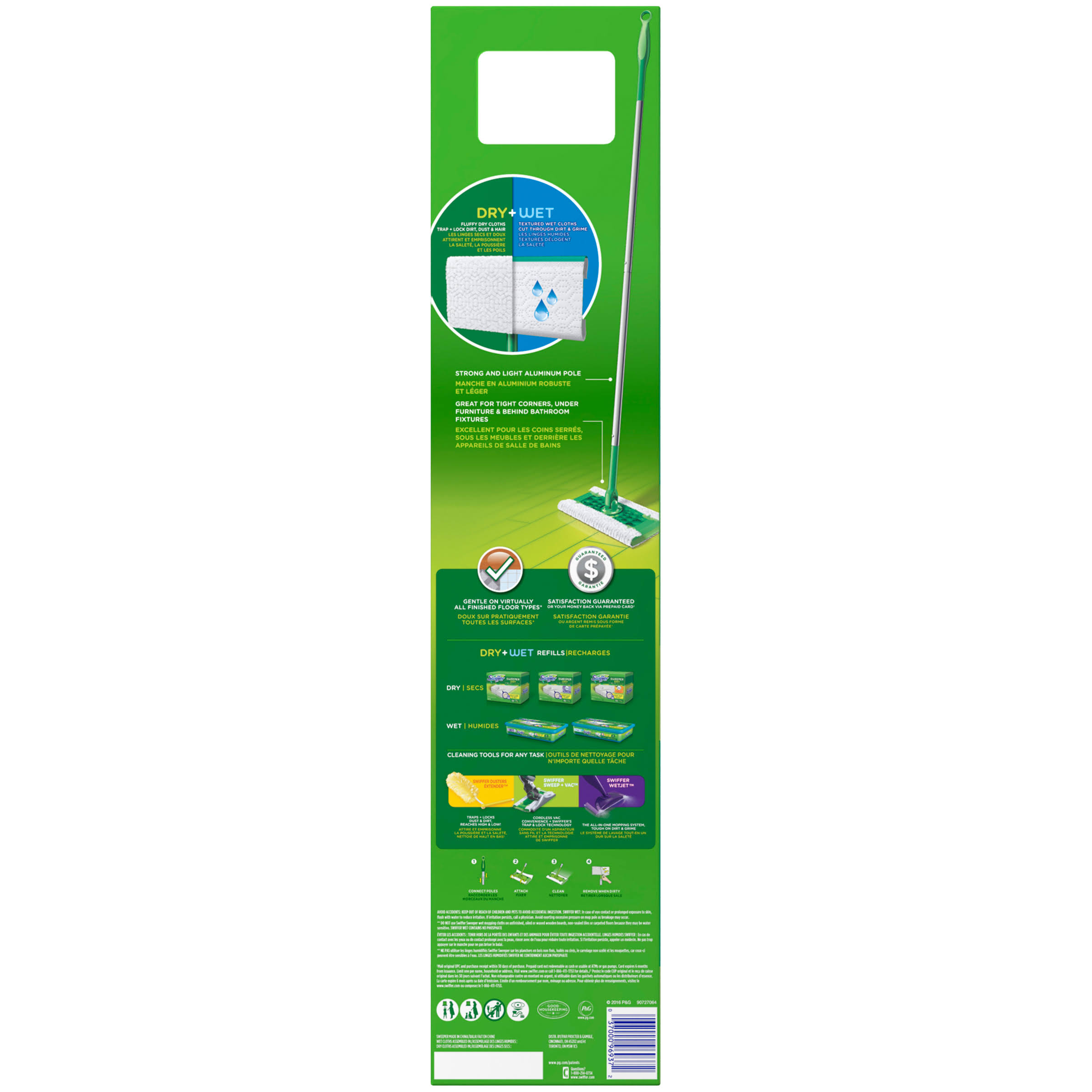 Swiffer Sweeping Kit, Dry + Wet