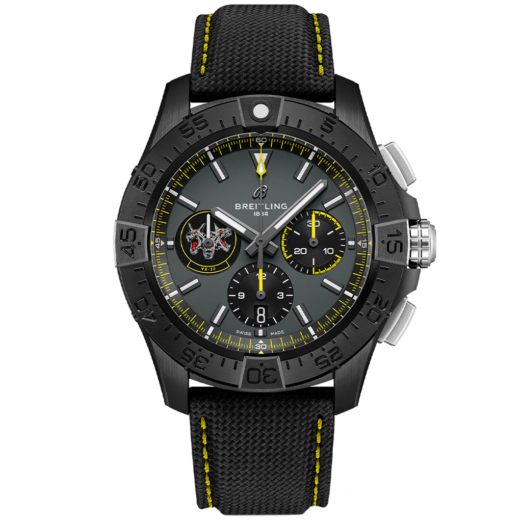 [Super Clone]Avenger B01 Chronograph 44 Night Mission USN Bloodhounds SB01472A1B1X1